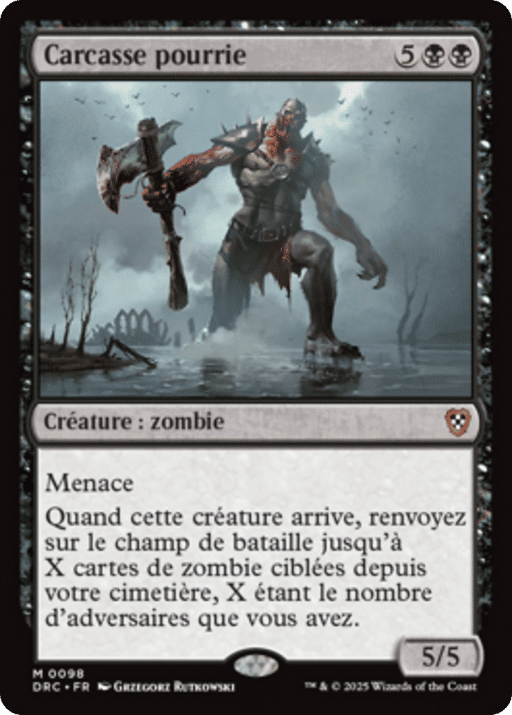 Carcasse pourrie — Aetherdrift Commander — Magic: The Gathering