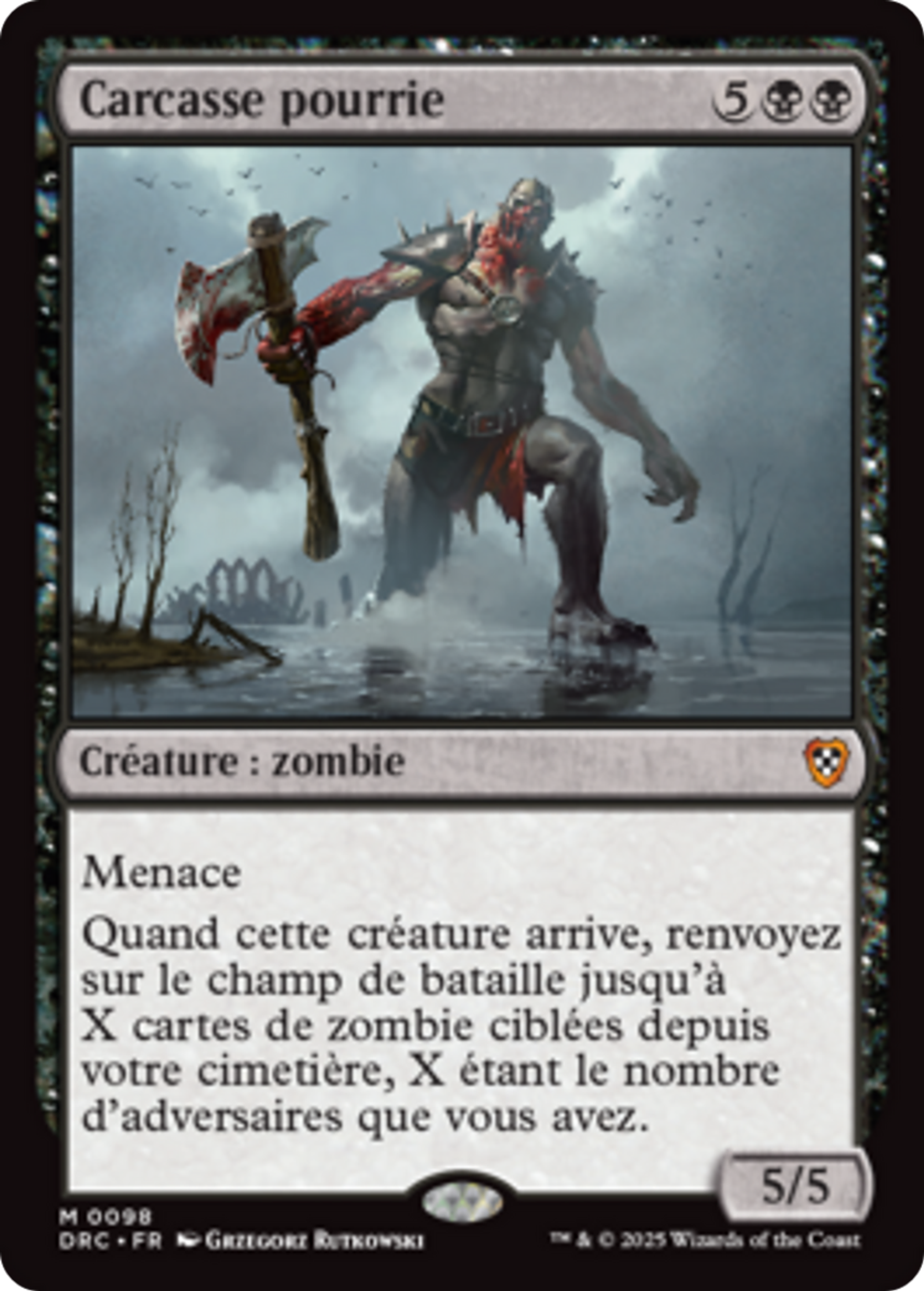 Carcasse pourrie — Aetherdrift Commander — Magic: The Gathering