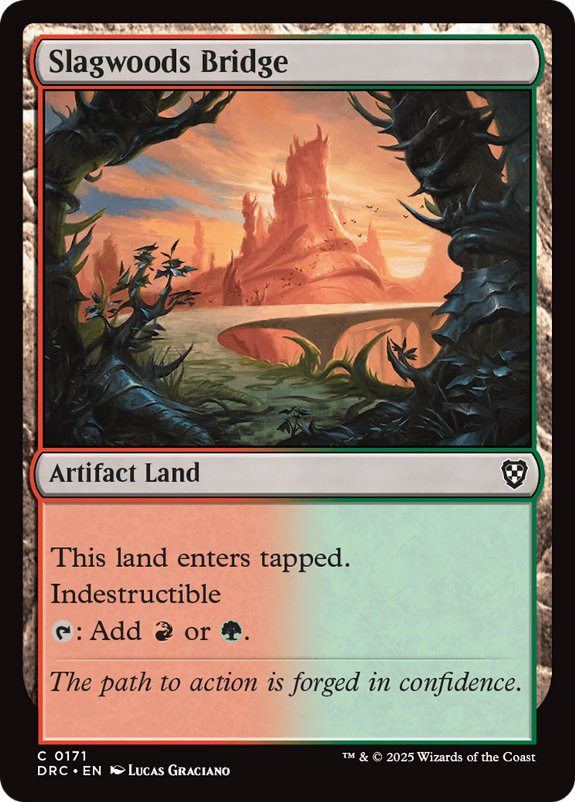 Slagwoods Bridge — Aetherdrift Commander — Magic: The Gathering