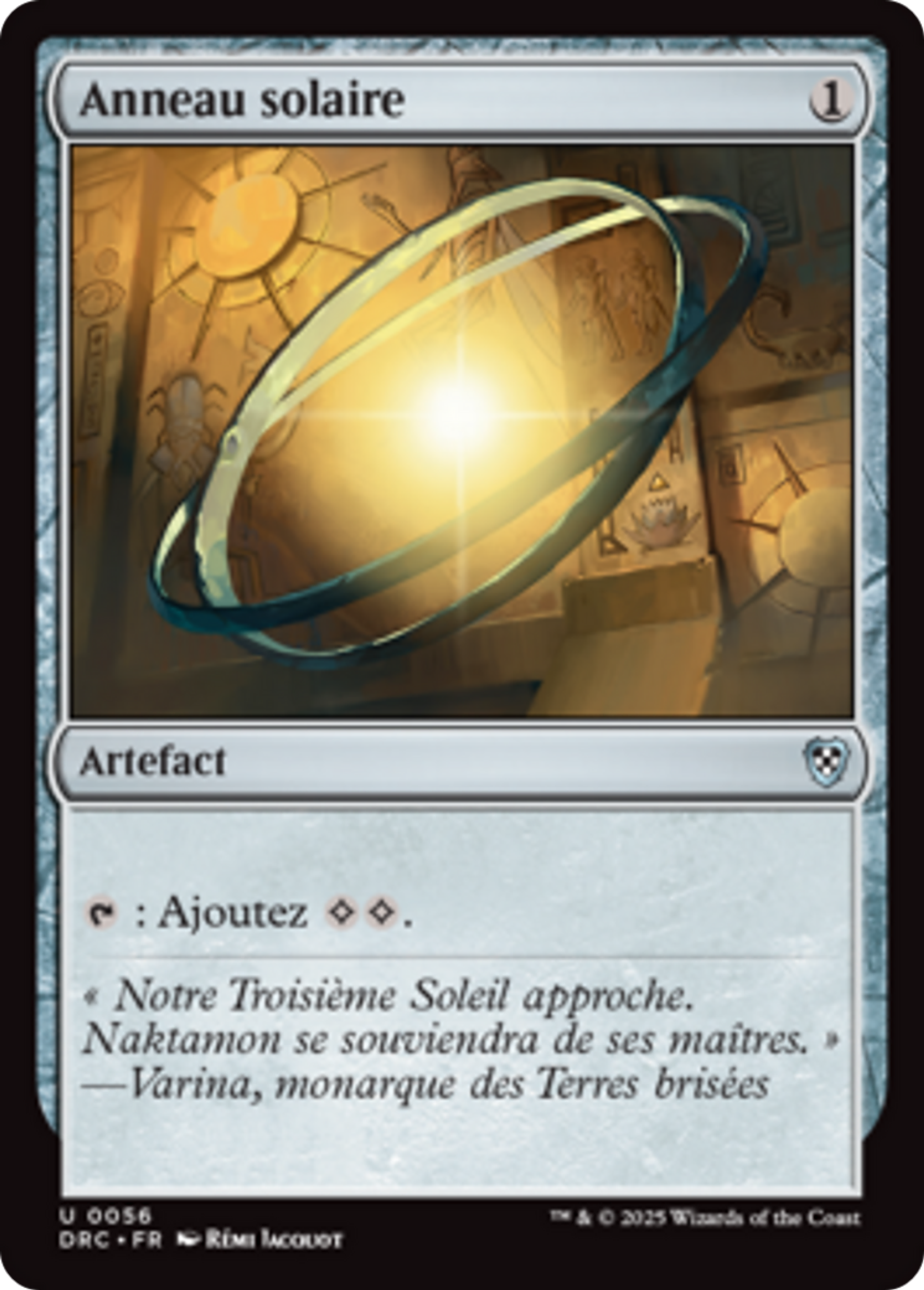 Anneau solaire — Aetherdrift Commander — Magic: The Gathering