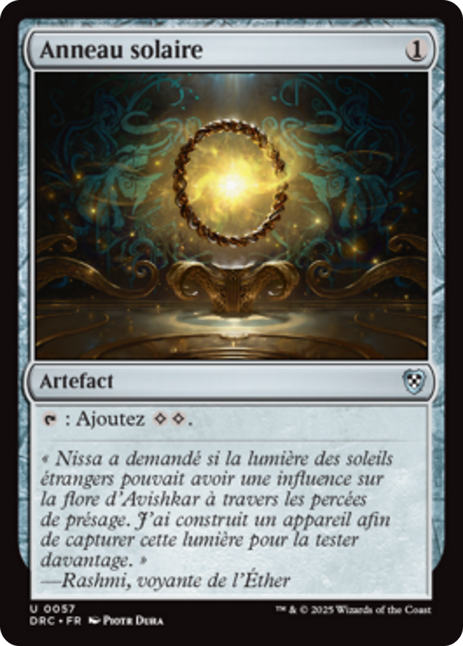 Anneau solaire — Aetherdrift Commander — Magic: The Gathering