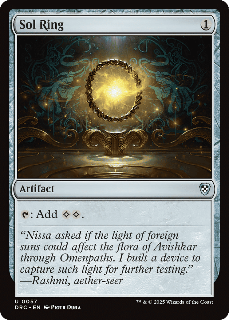 Sol Ring — Aetherdrift Commander — Magic: The Gathering