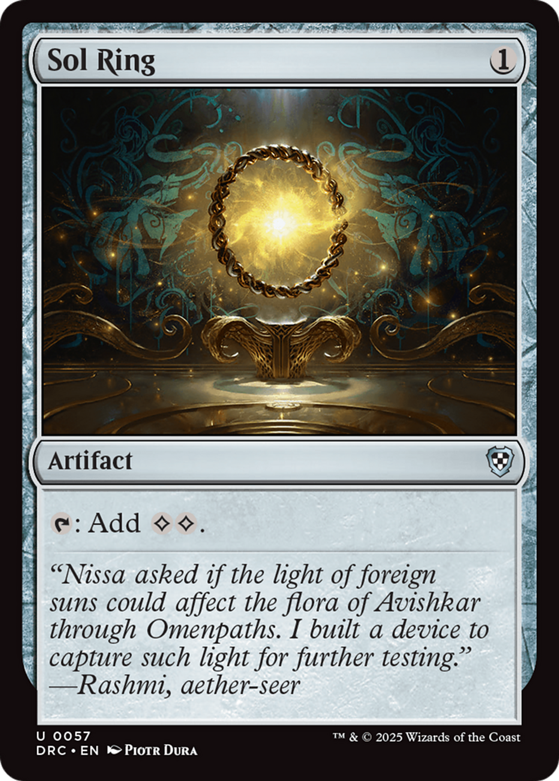 Sol Ring — Aetherdrift Commander — Magic: The Gathering