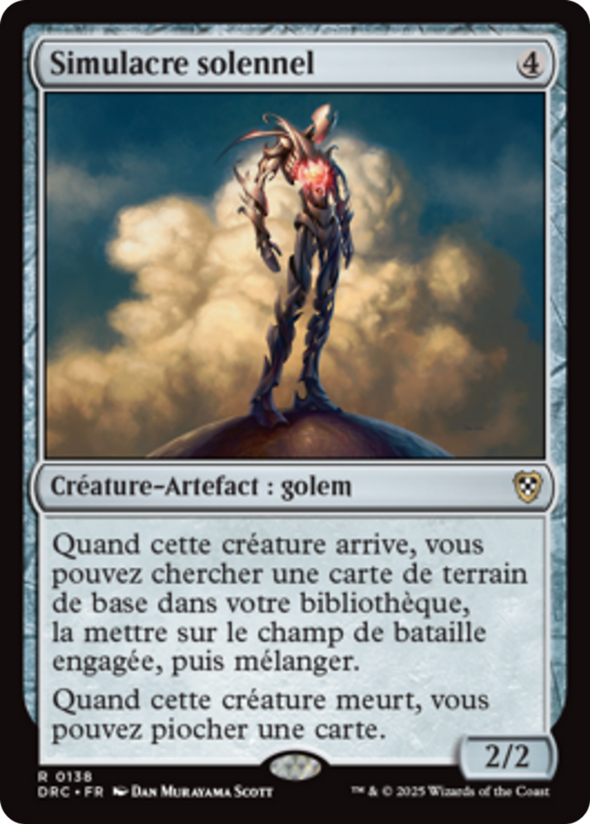 Simulacre solennel — Aetherdrift Commander — Magic: The Gathering