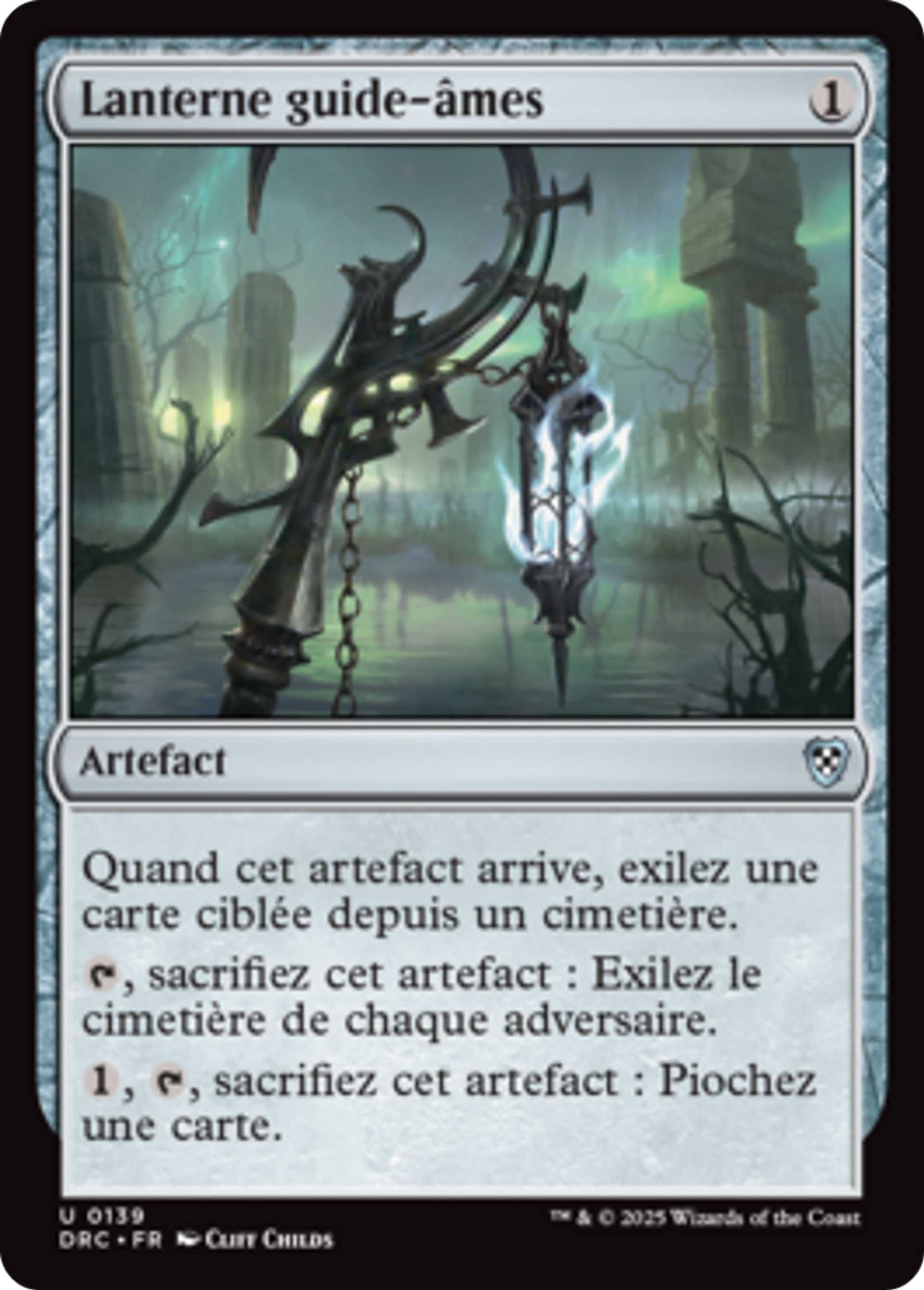 Lanterne guide-âmes — Aetherdrift Commander — Magic: The Gathering