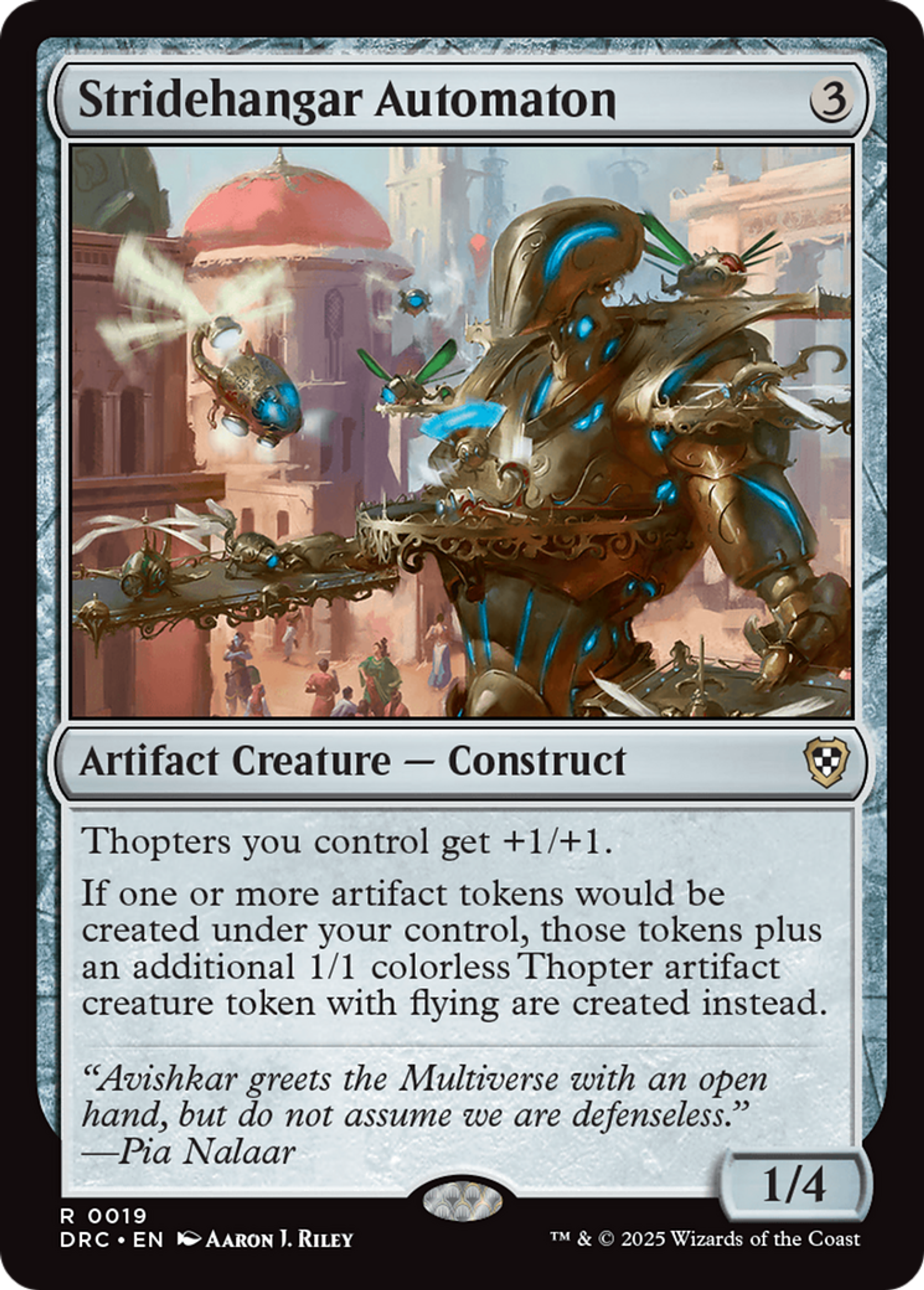 Stridehangar Automaton — Aetherdrift Commander — Magic: The Gathering