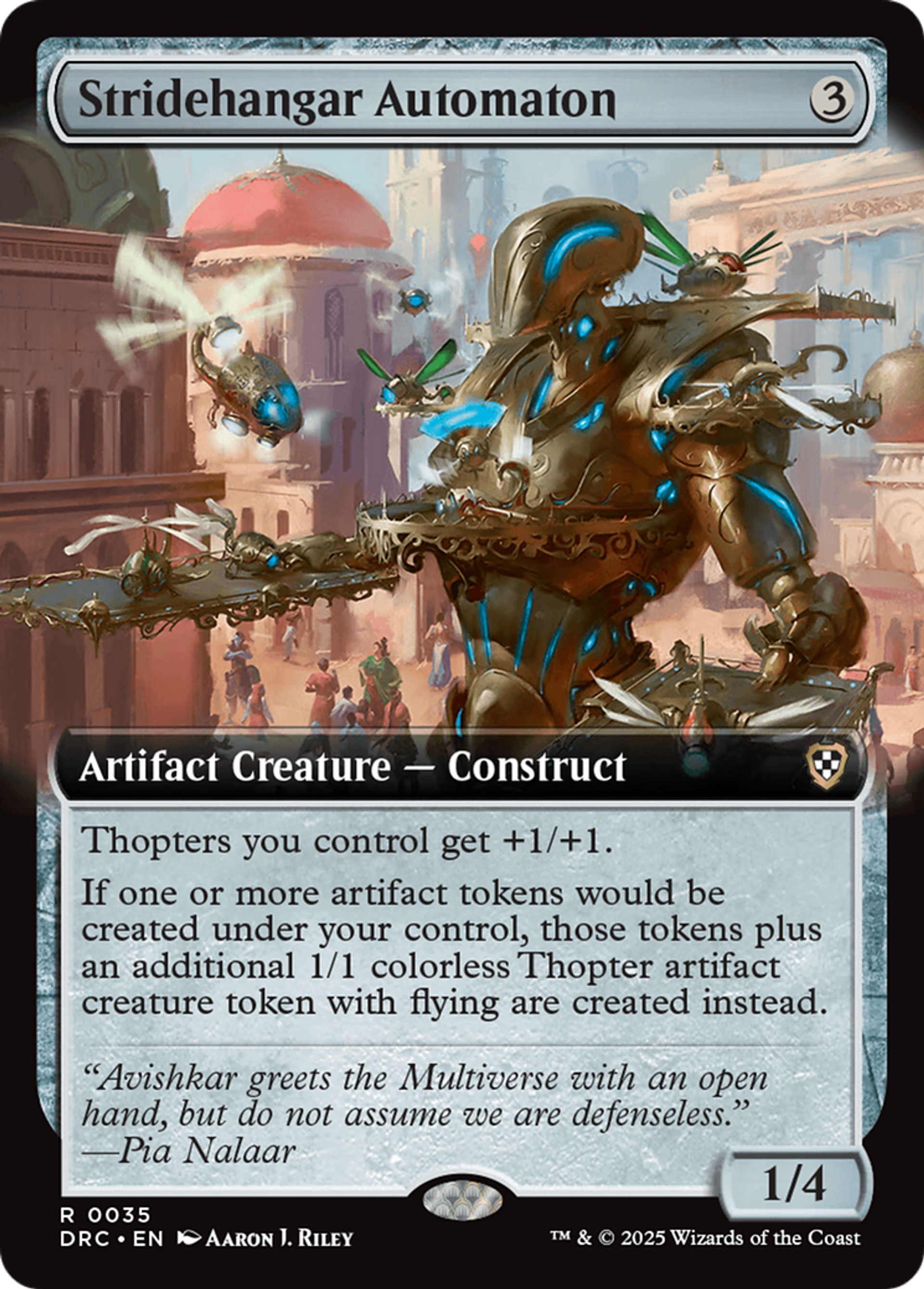 Stridehangar Automaton — Aetherdrift Commander — Magic: The Gathering