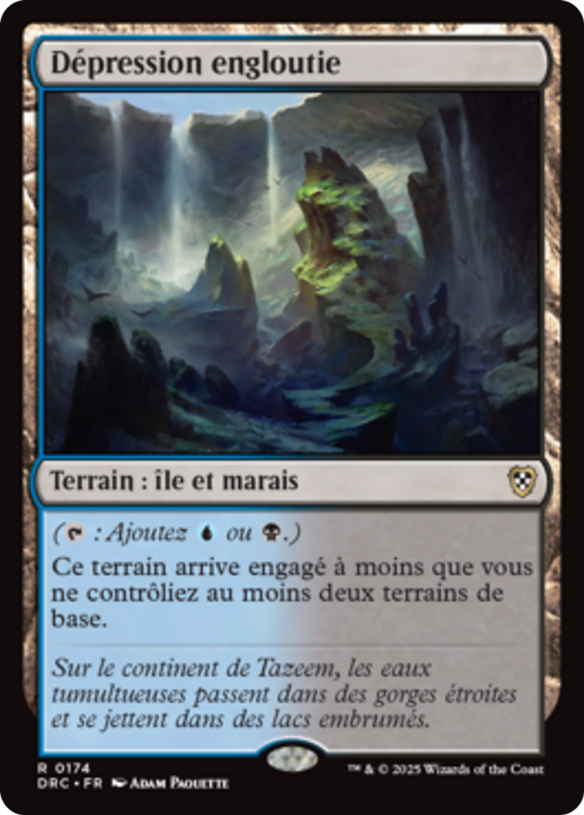 Dépression engloutie — Aetherdrift Commander — Magic: The Gathering