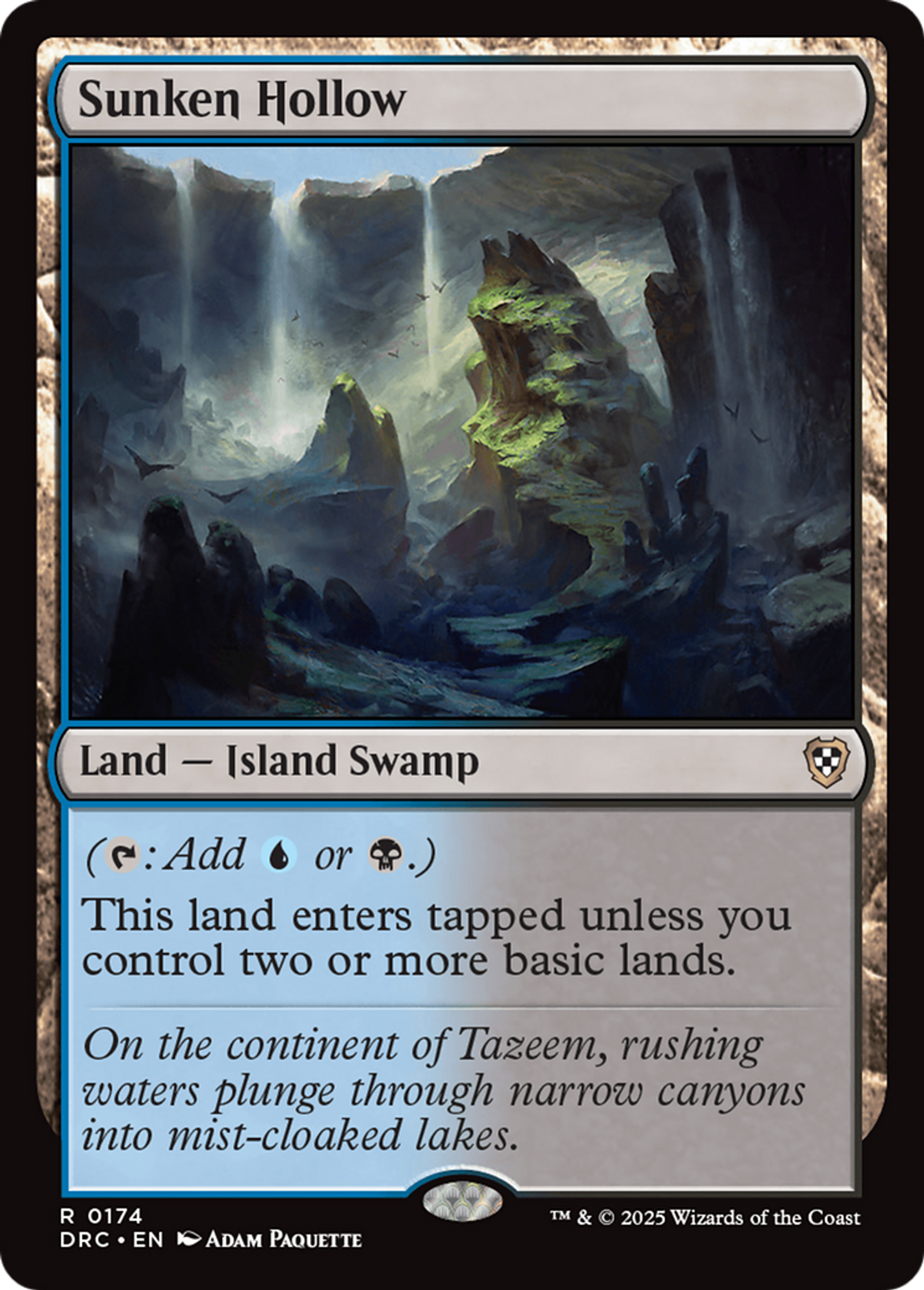 Sunken Hollow — Aetherdrift Commander — Magic: The Gathering
