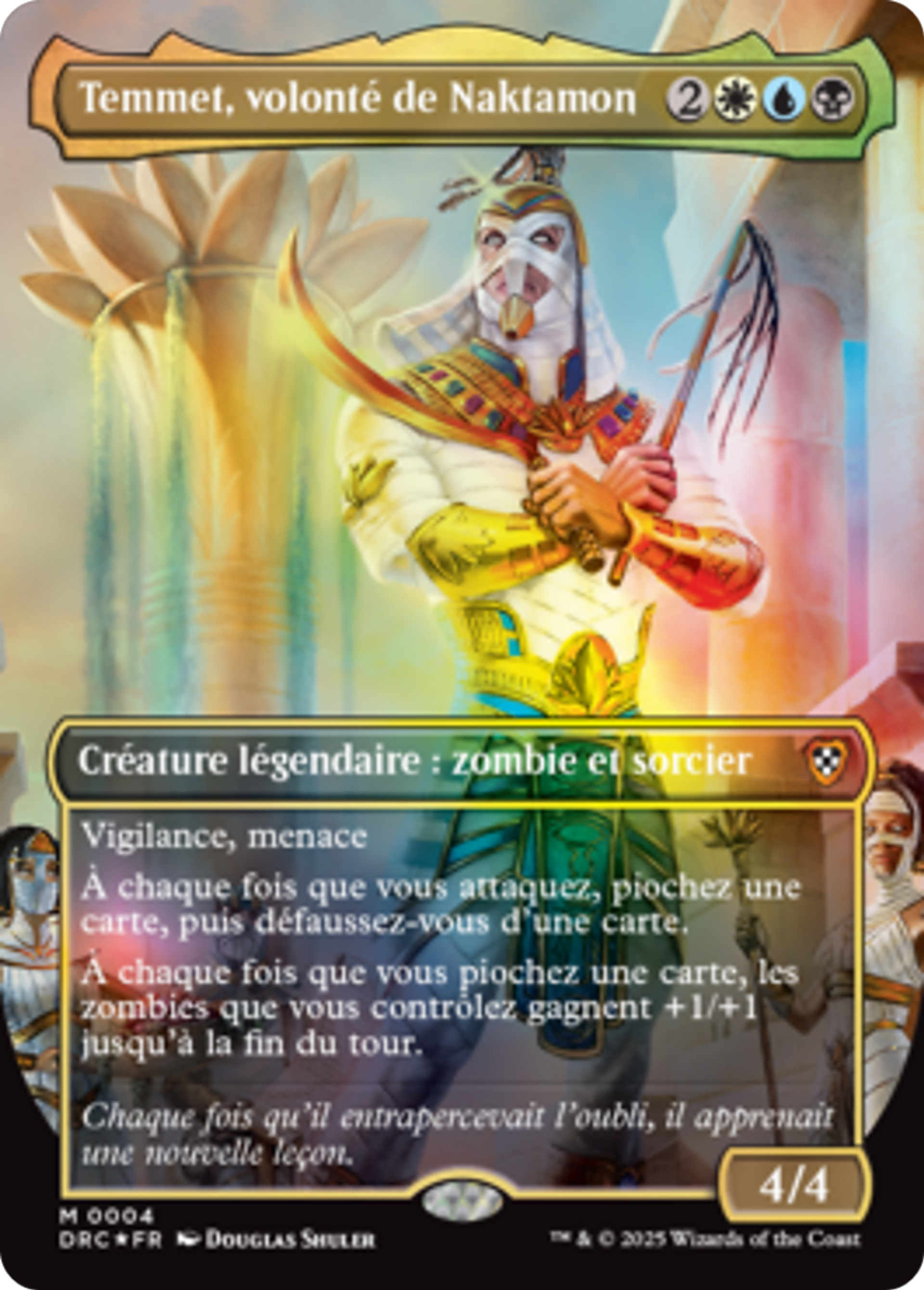 Temmet, volonté de Naktamon — Aetherdrift Commander — Magic: The Gathering