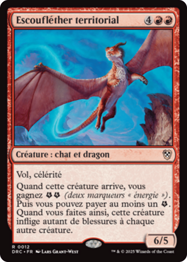 Escoufléther territorial — Aetherdrift Commander — Magic: The Gathering