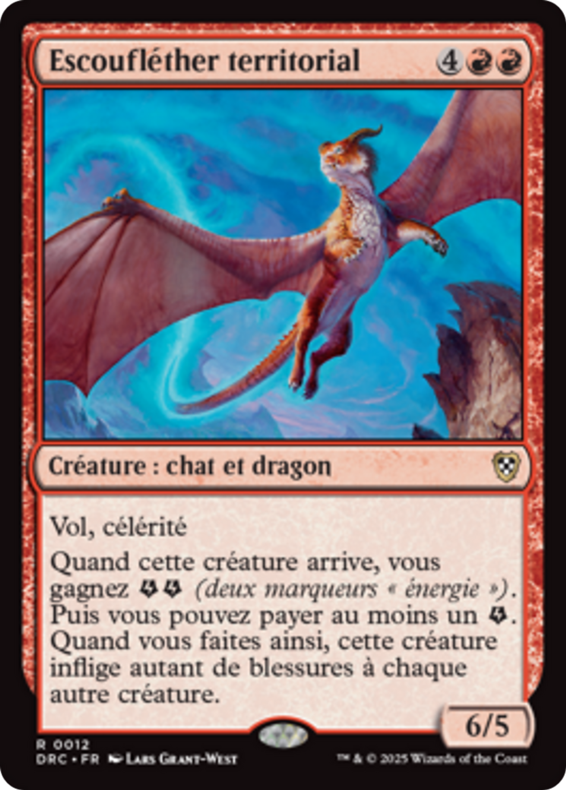 Escoufléther territorial — Aetherdrift Commander — Magic: The Gathering