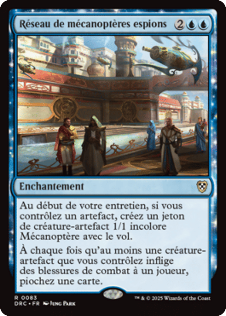 Réseau de mécanoptères espions — Aetherdrift Commander — Magic: The Gathering