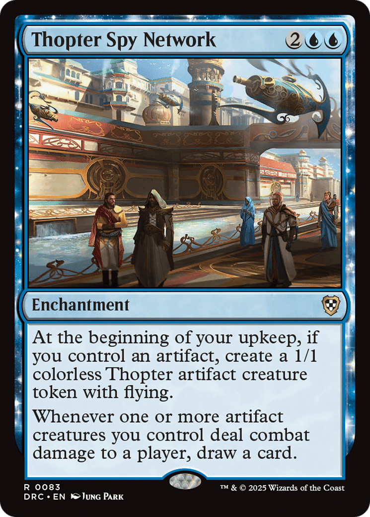 Thopter Spy Network — Aetherdrift Commander — Magic: The Gathering