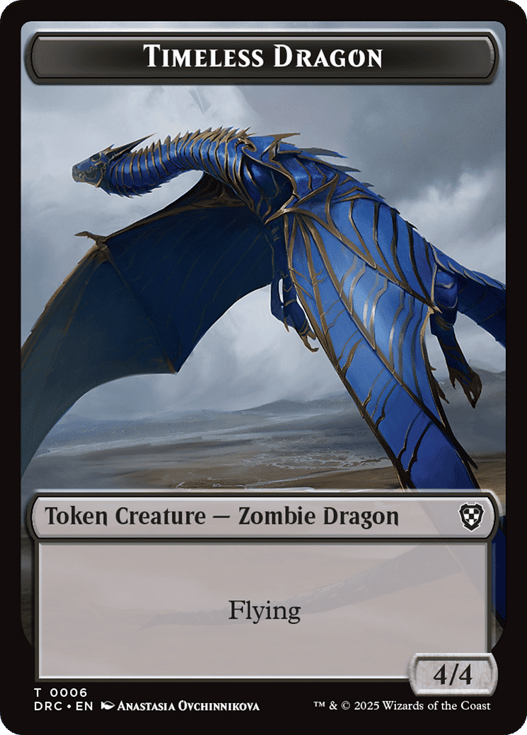 Timeless Dragon — Aetherdrift Commander — Magic: The Gathering