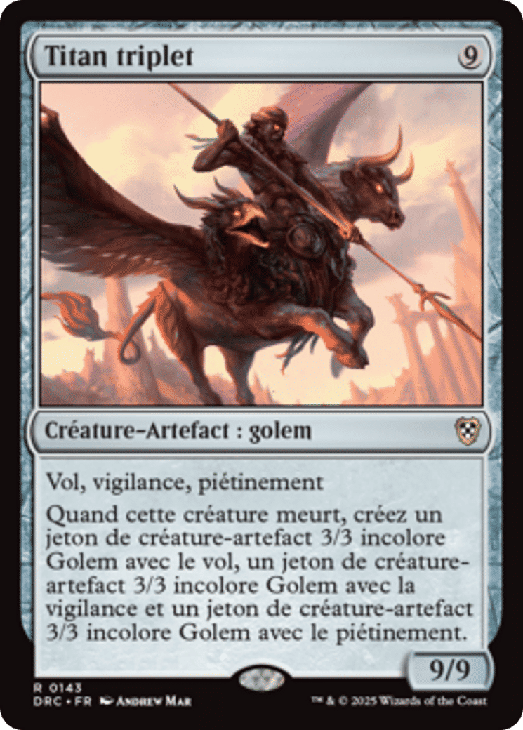Titan triplet — Aetherdrift Commander — Magic: The Gathering