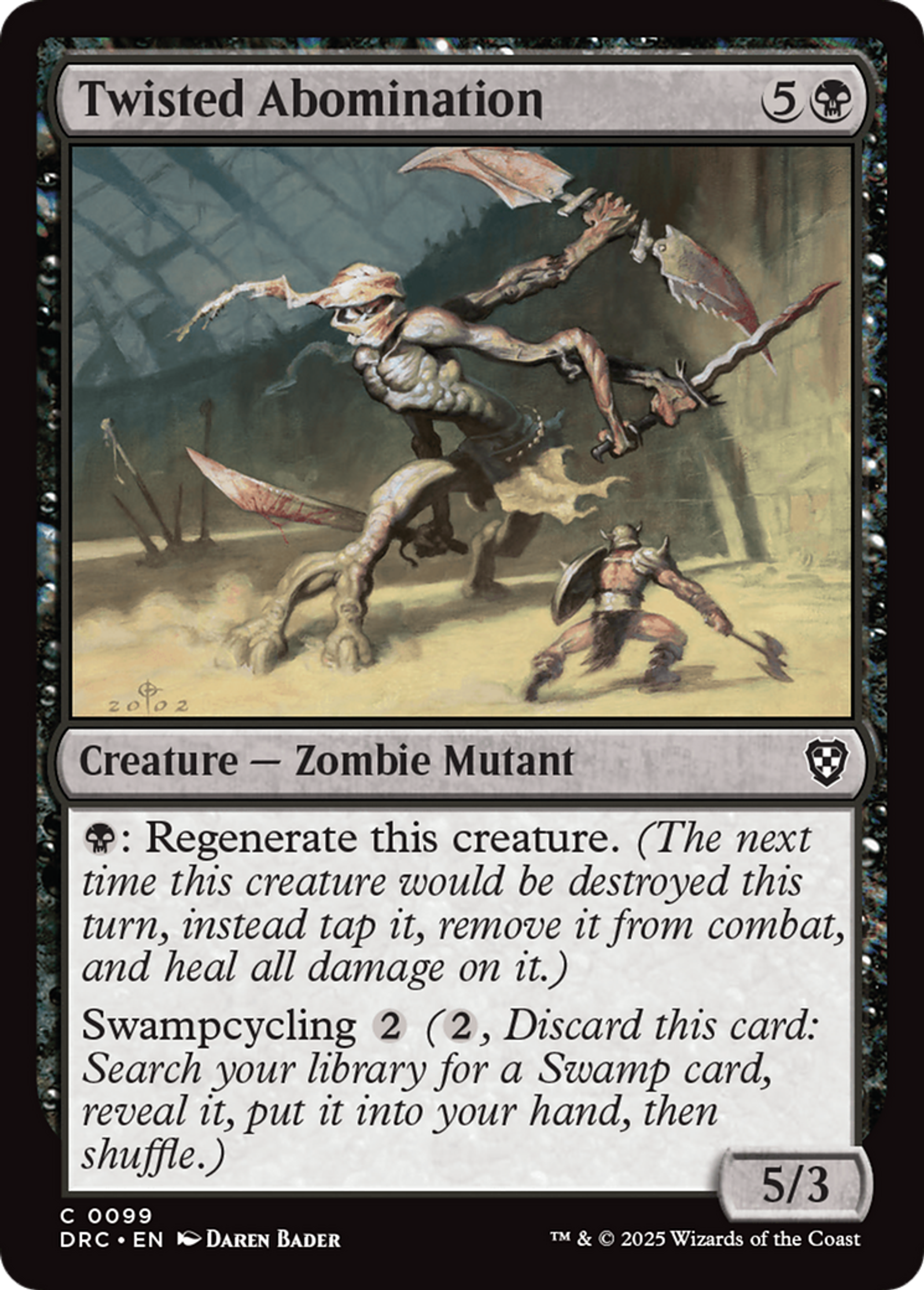 Twisted Abomination — Aetherdrift Commander — Magic: The Gathering