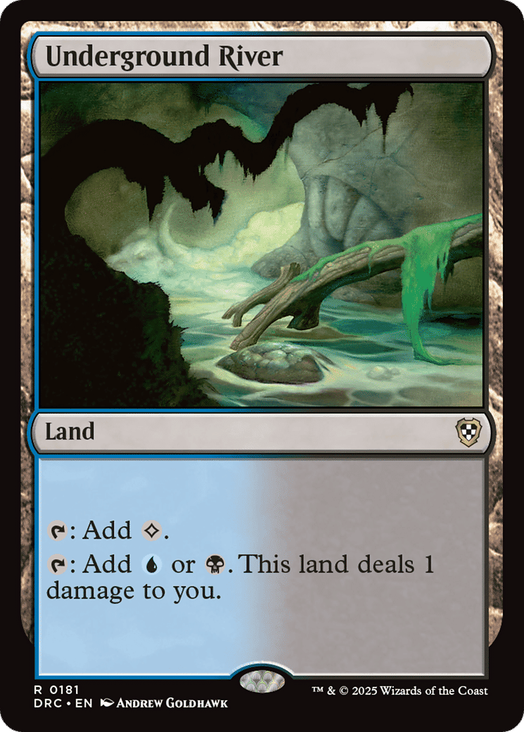 Underground River — Aetherdrift Commander — Magic: The Gathering