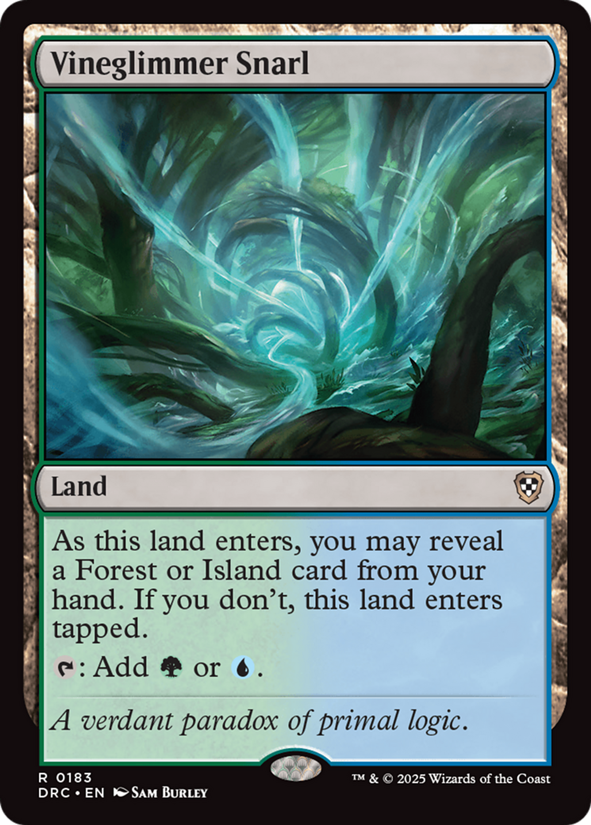 Vineglimmer Snarl — Aetherdrift Commander — Magic: The Gathering