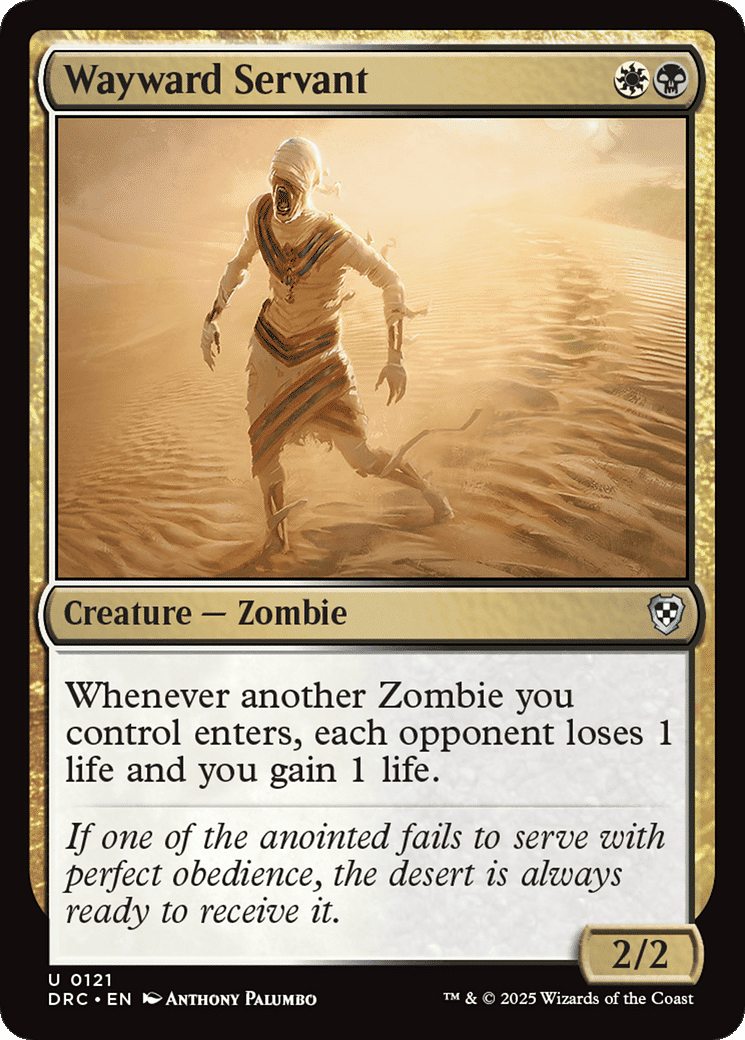 Wayward Servant — Aetherdrift Commander — Magic: The Gathering