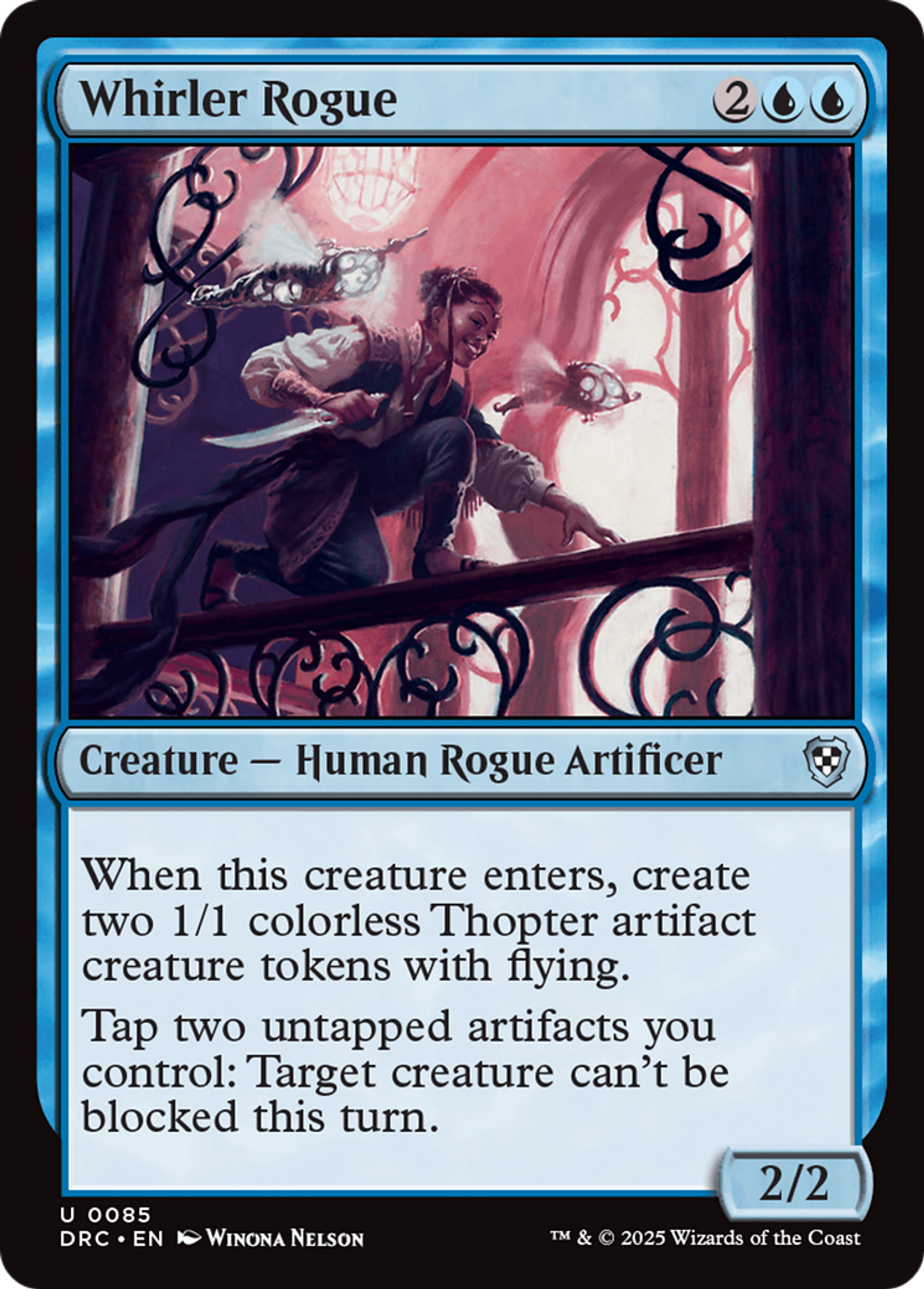 Whirler Rogue — Aetherdrift Commander — Magic: The Gathering