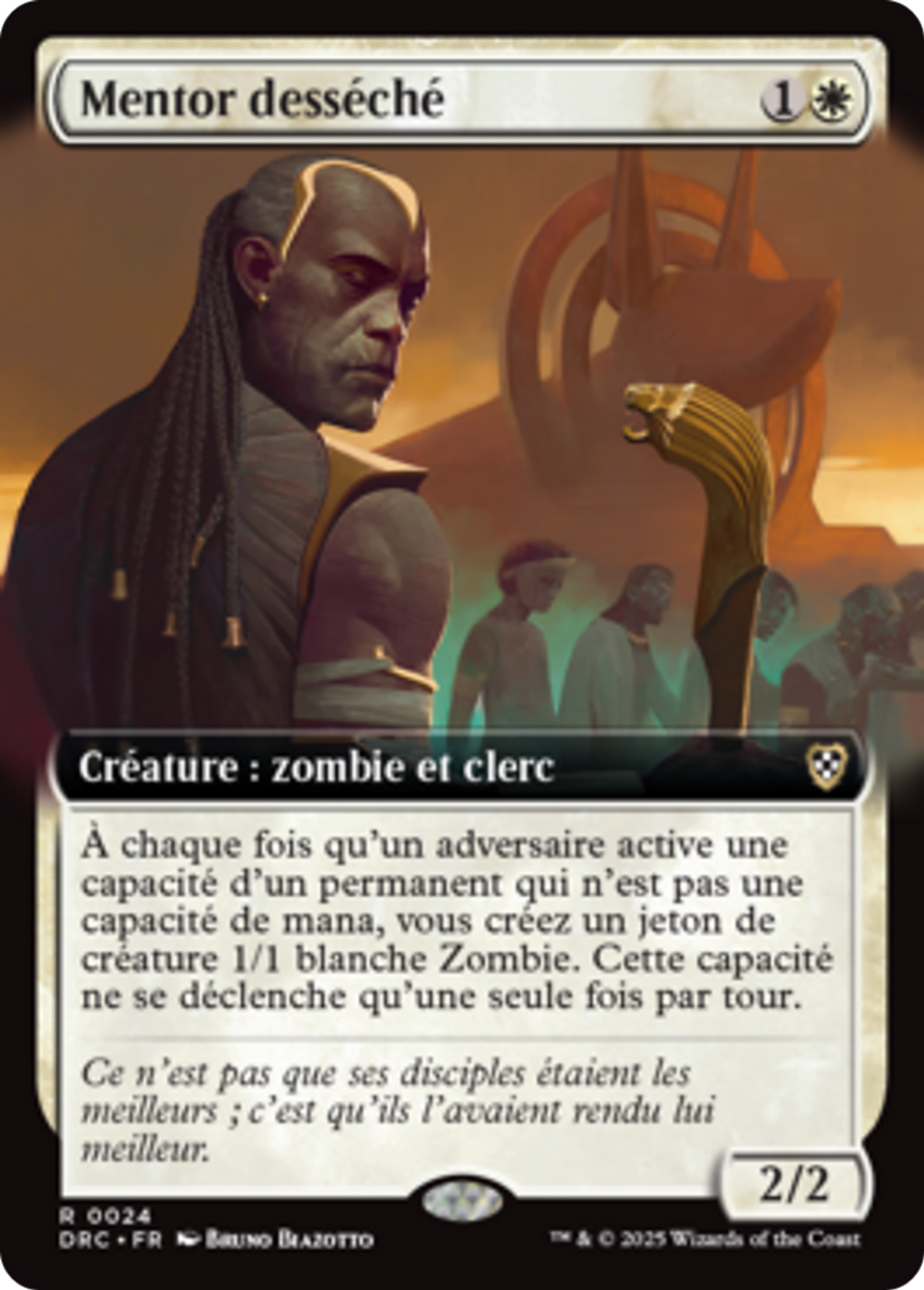 Mentor desséché — Aetherdrift Commander — Magic: The Gathering