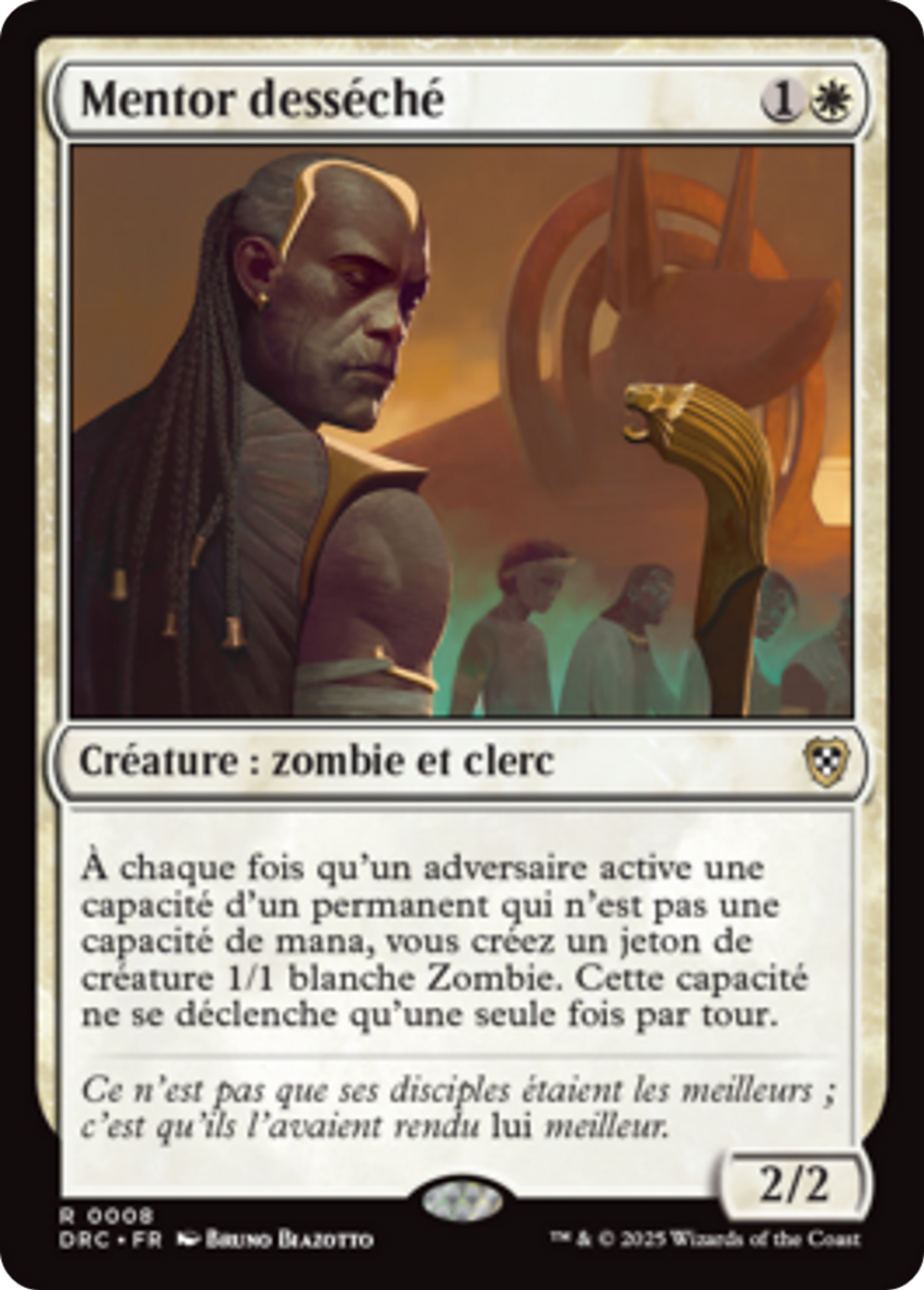 Mentor desséché — Aetherdrift Commander — Magic: The Gathering