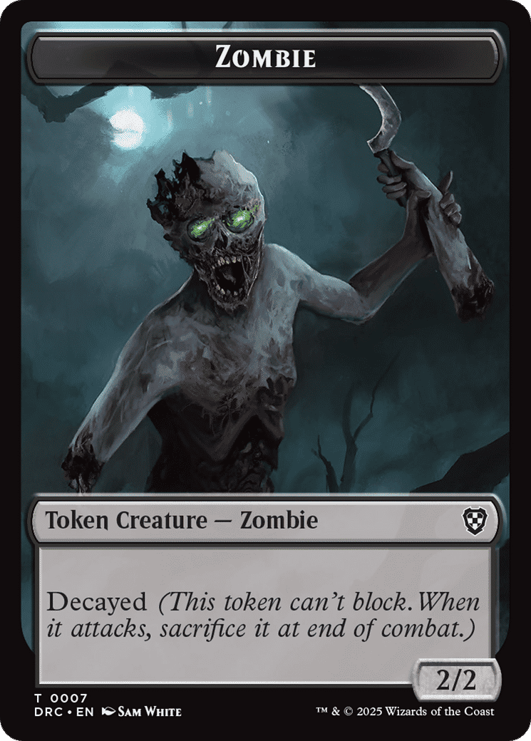 Zombie — Aetherdrift Commander — Magic: The Gathering