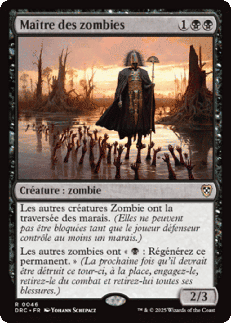 Maître des zombies — Aetherdrift Commander — Magic: The Gathering