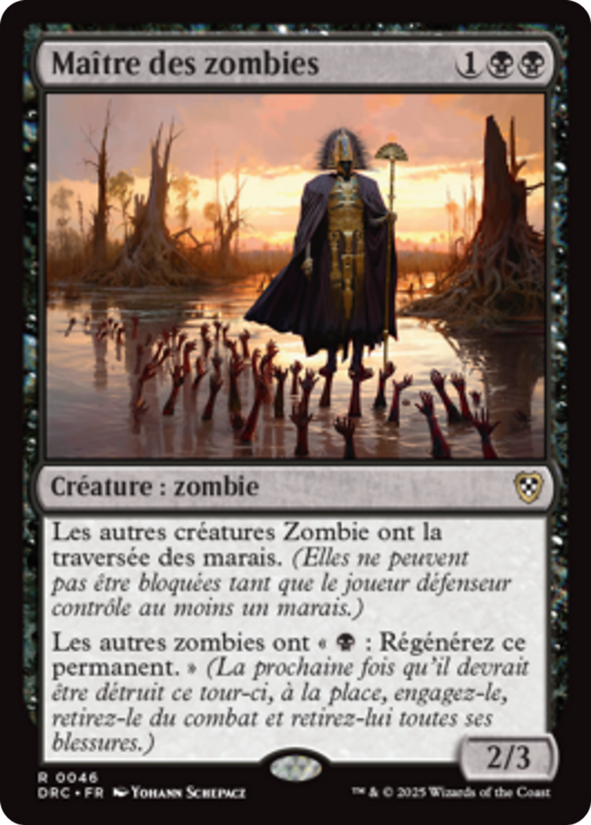 Maître des zombies — Aetherdrift Commander — Magic: The Gathering