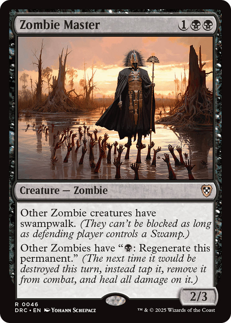 Zombie Master — Aetherdrift Commander — Magic: The Gathering