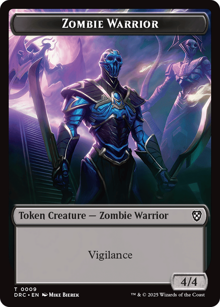 Zombie Warrior — Aetherdrift Commander — Magic: The Gathering