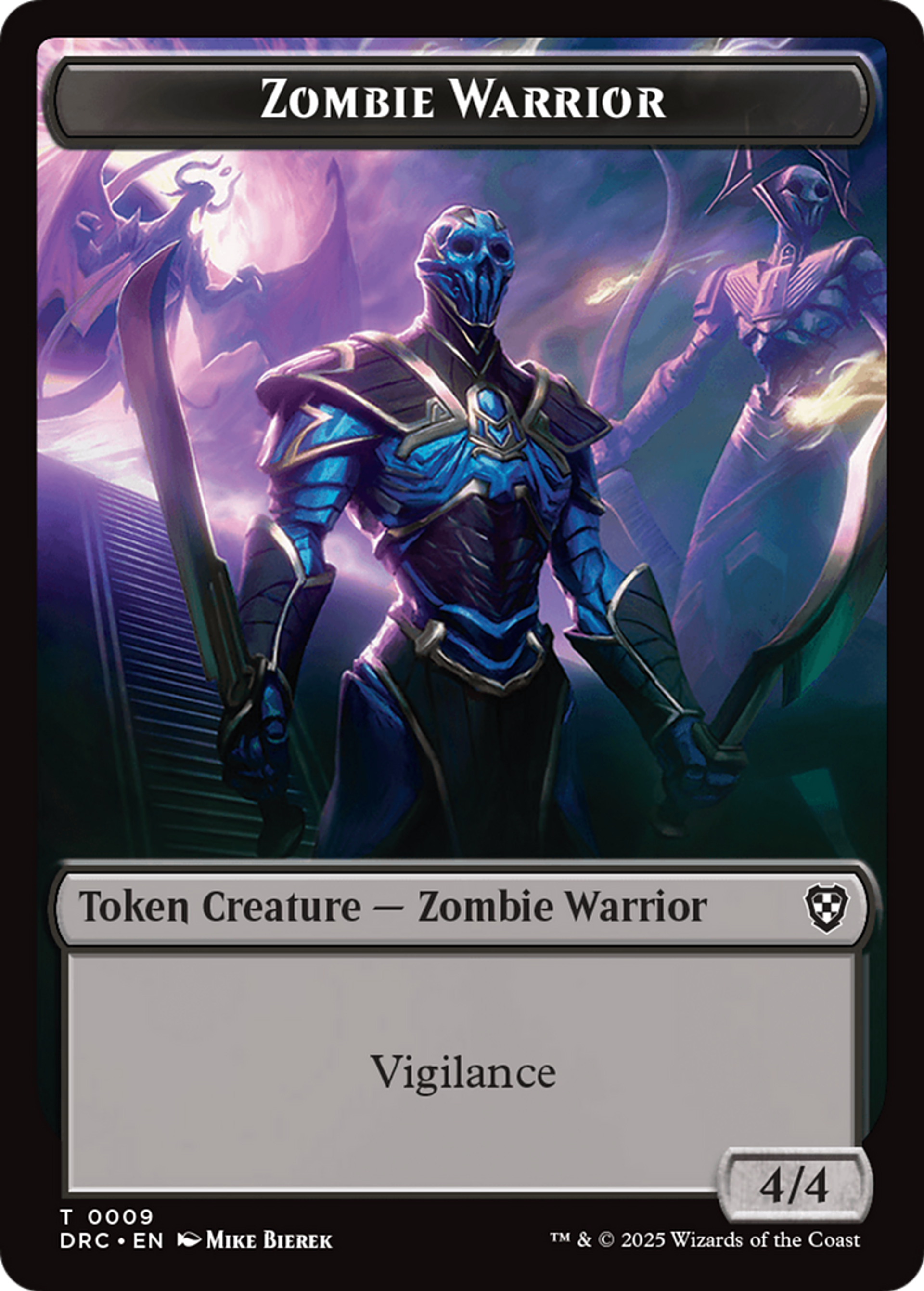 Zombie Warrior — Aetherdrift Commander — Magic: The Gathering