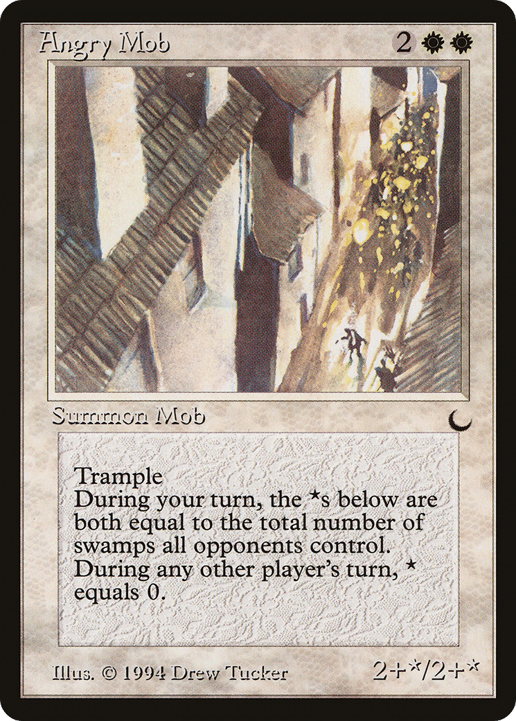 Angry Mob — The Dark — Magic: The Gathering