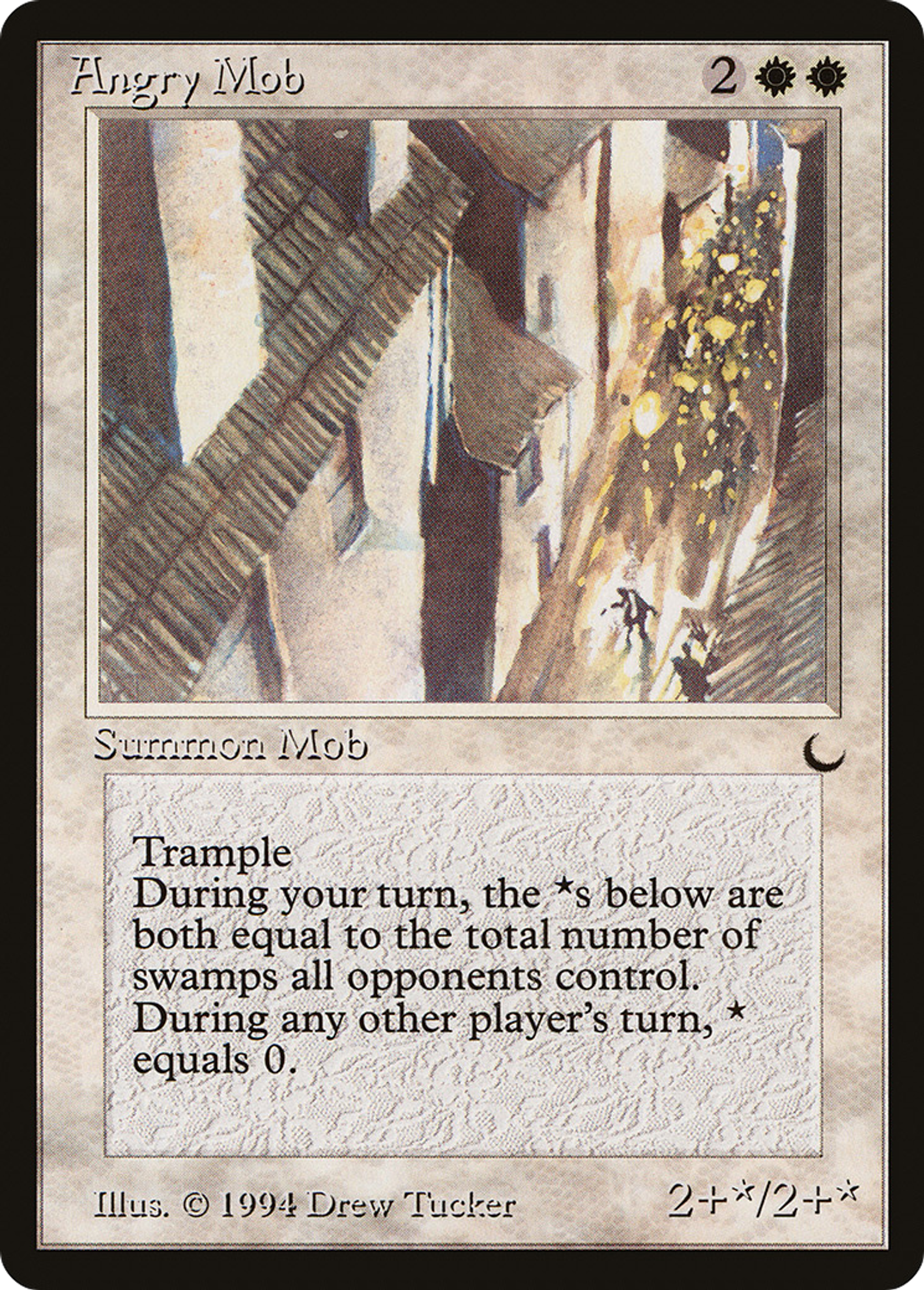 Angry Mob — The Dark — Magic: The Gathering