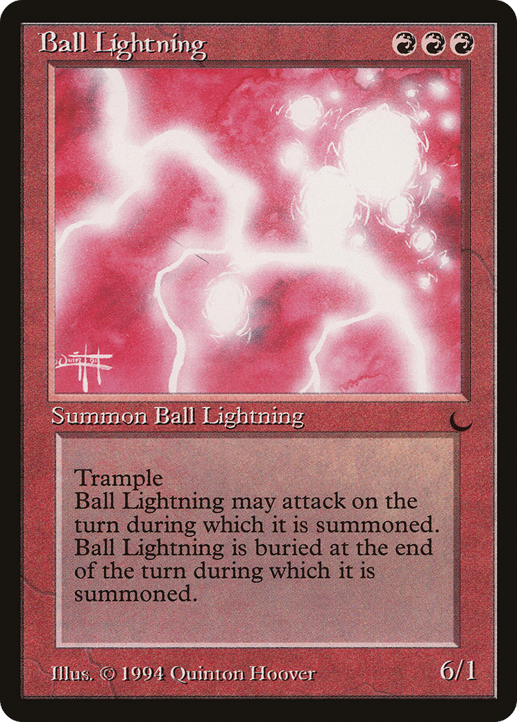Boule fulgurante — The Dark — Magic: The Gathering