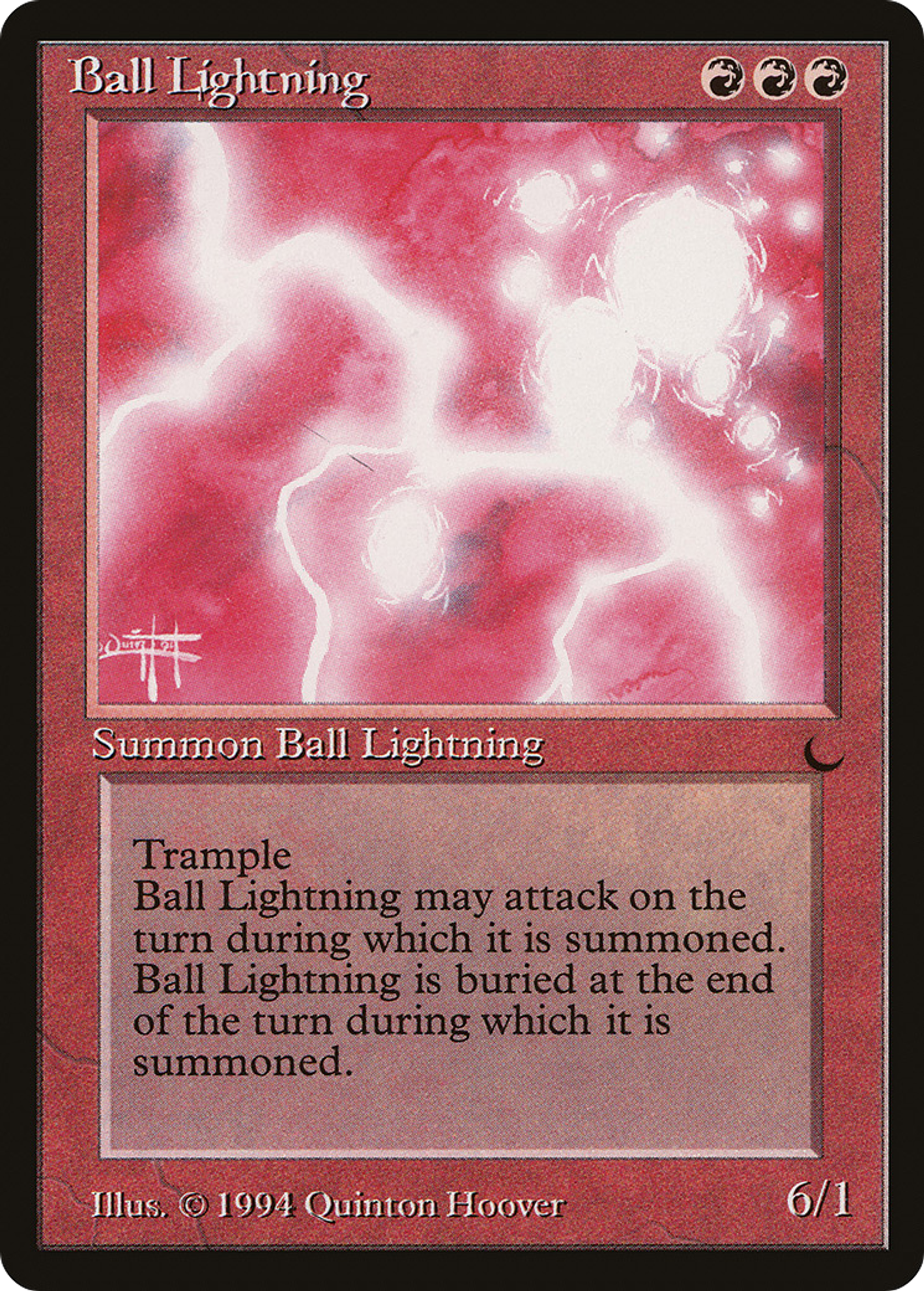 Ball Lightning — The Dark — Magic: The Gathering