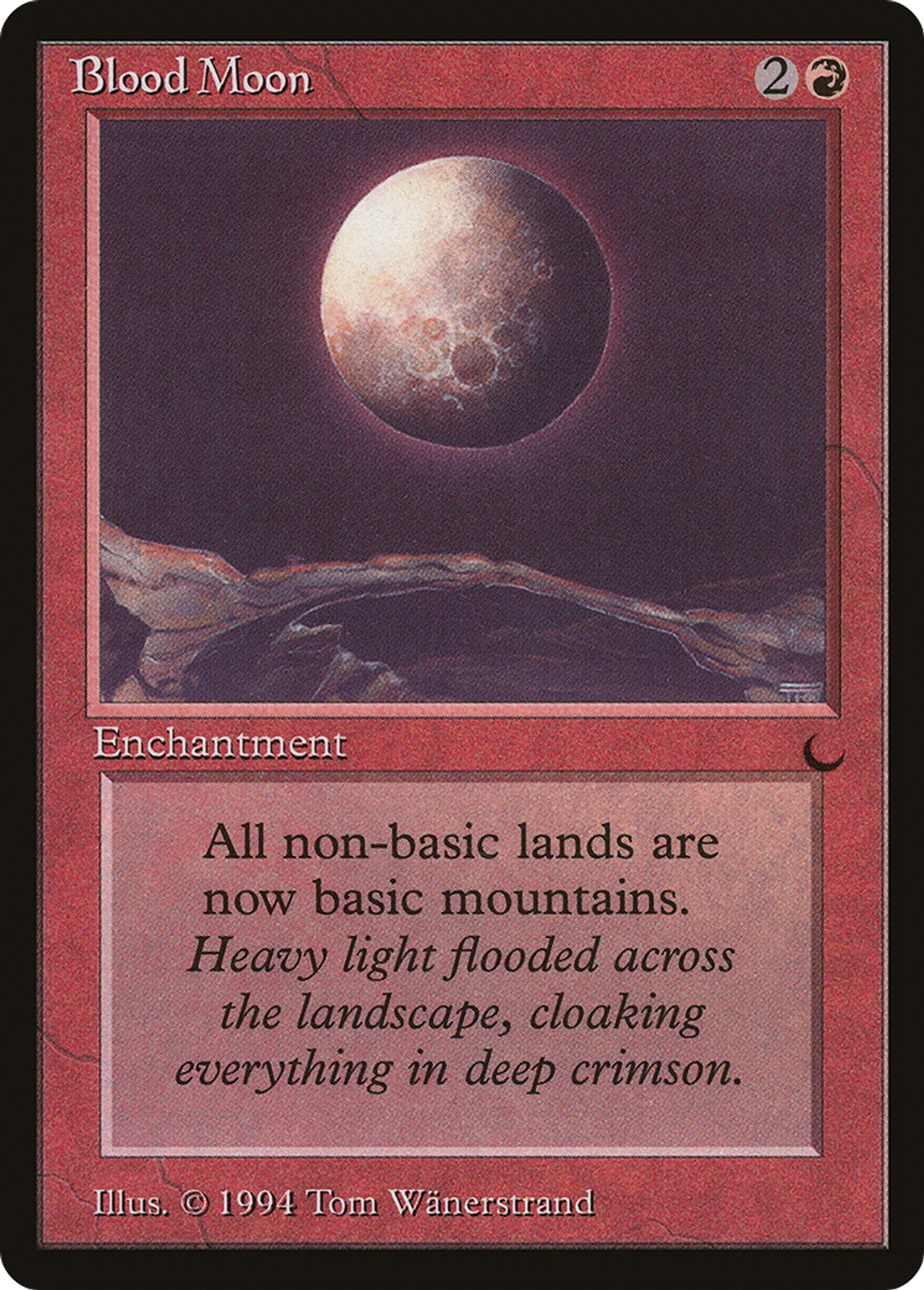 Blood Moon — The Dark — Magic: The Gathering