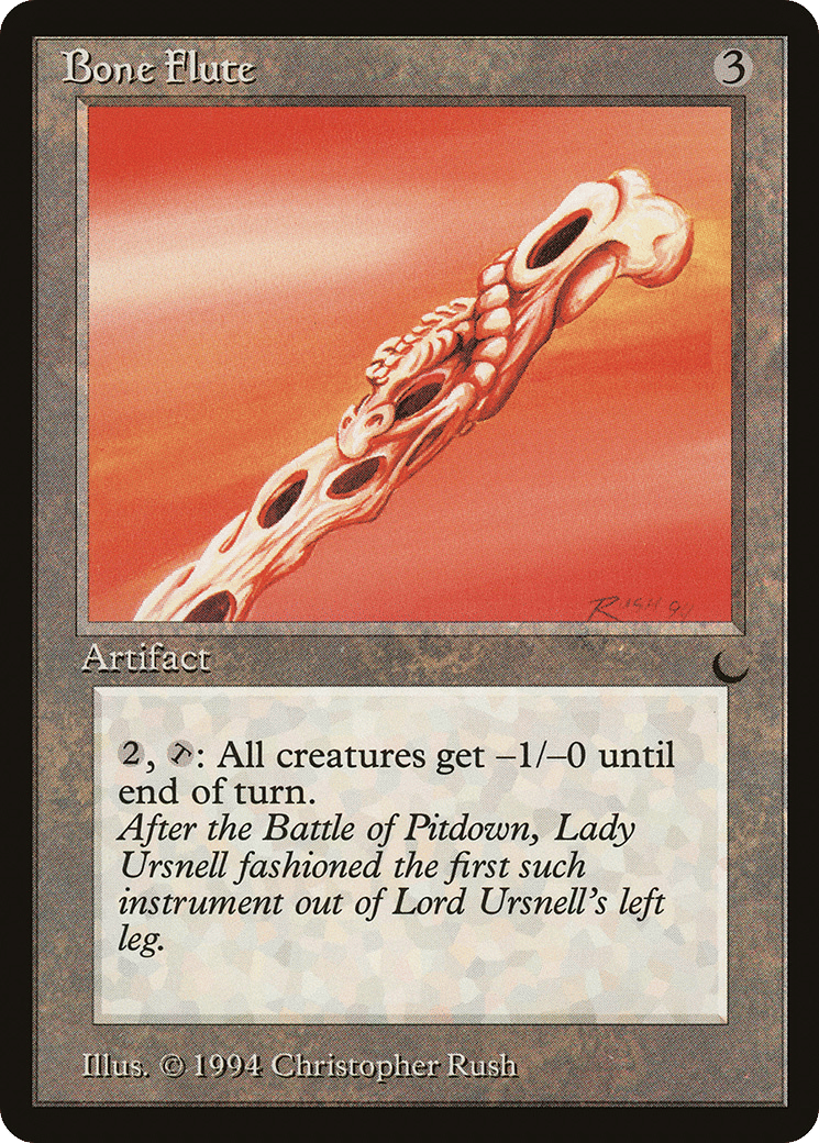 Bone Flute — The Dark — Magic: The Gathering