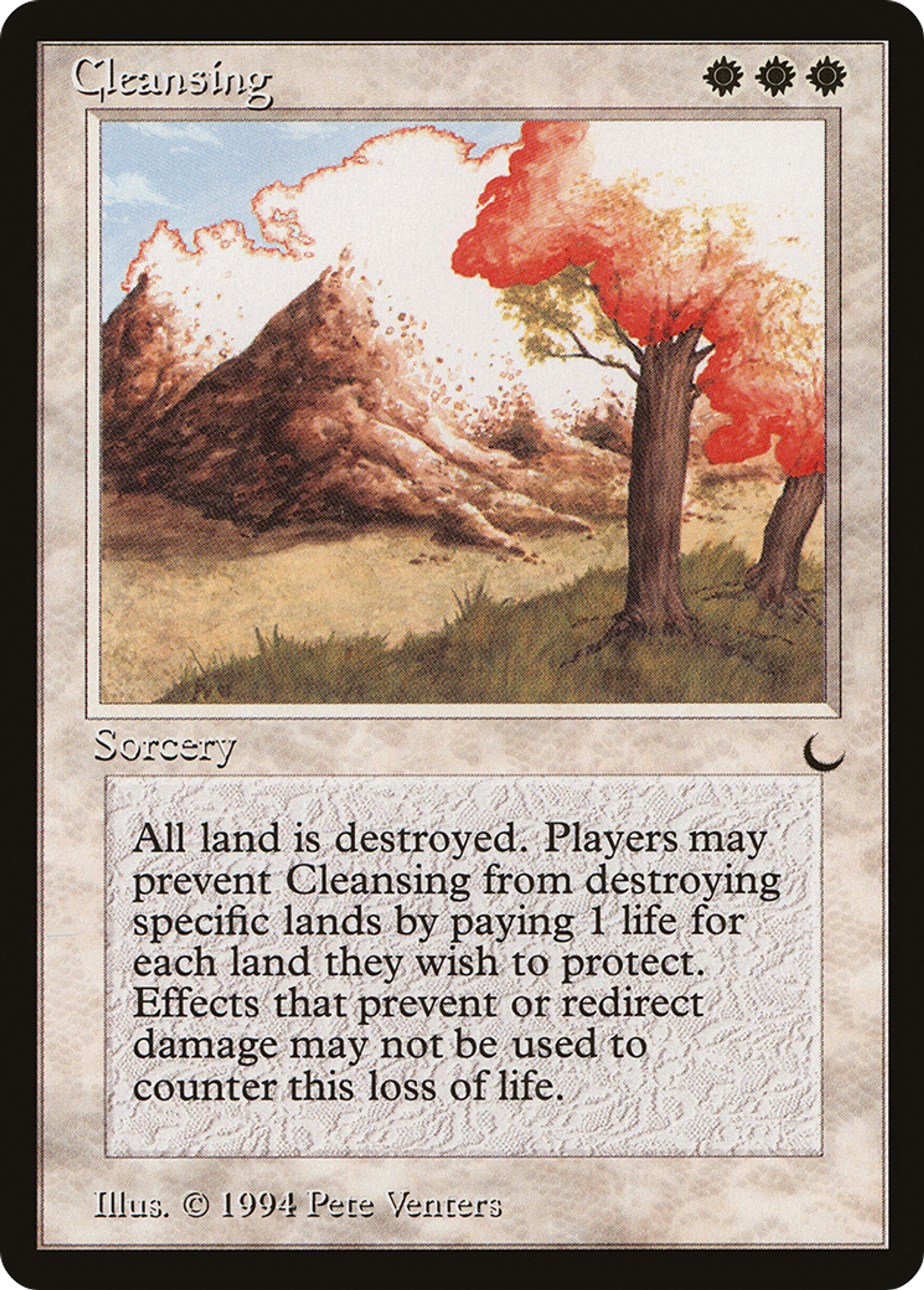Cleansing — The Dark — Magic: The Gathering