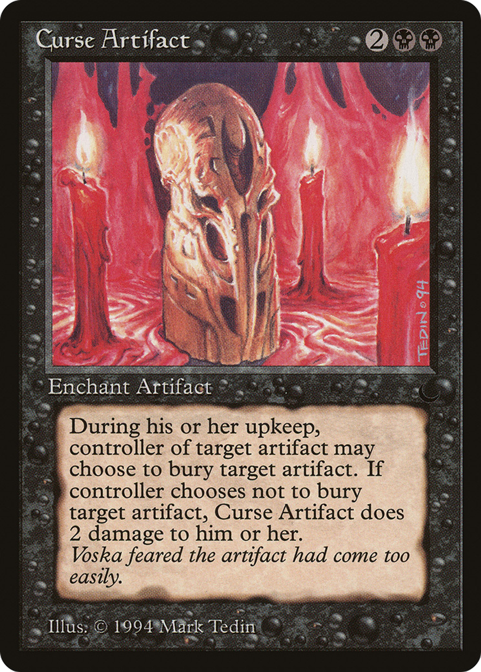 Curse Artifact — The Dark — Magic: The Gathering