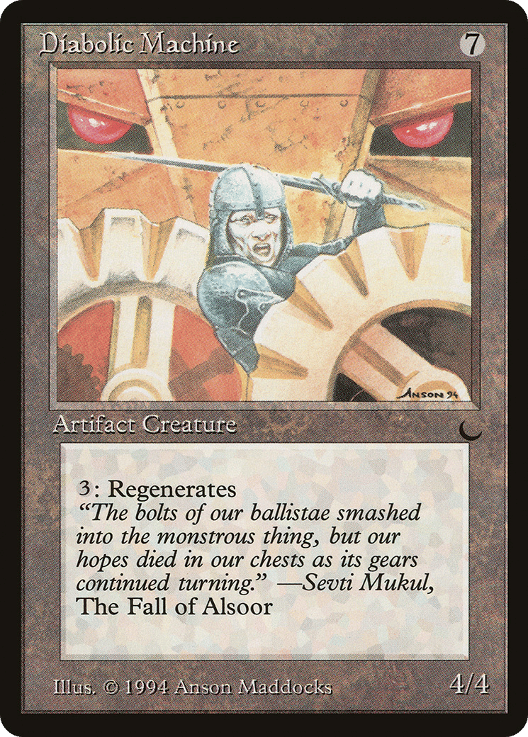Diabolic Machine — The Dark — Magic: The Gathering