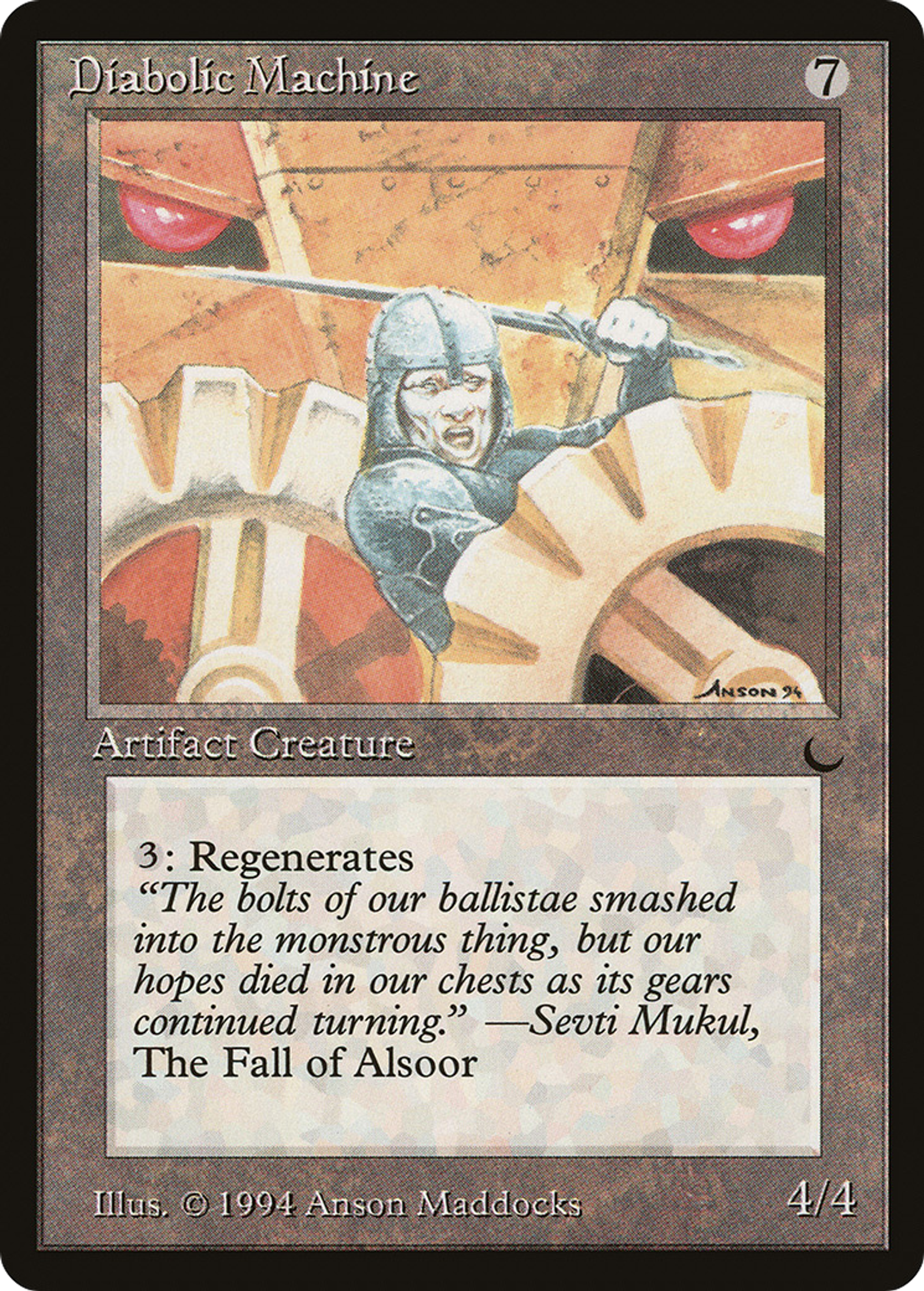 Diabolic Machine — The Dark — Magic: The Gathering