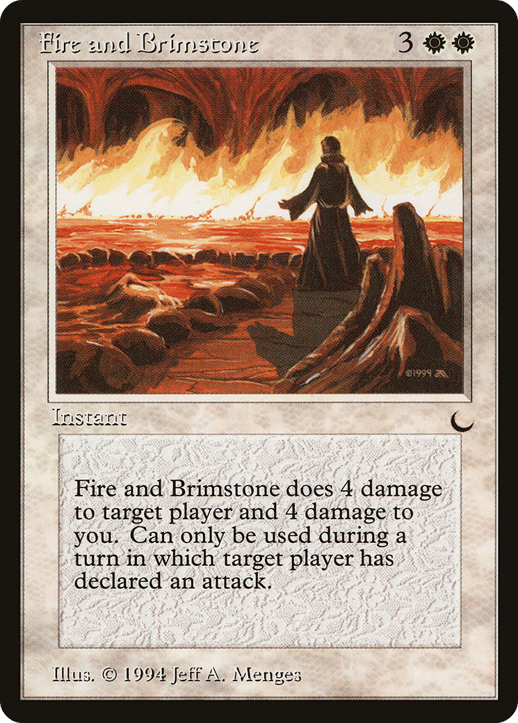 Fire and Brimstone — The Dark — Magic: The Gathering