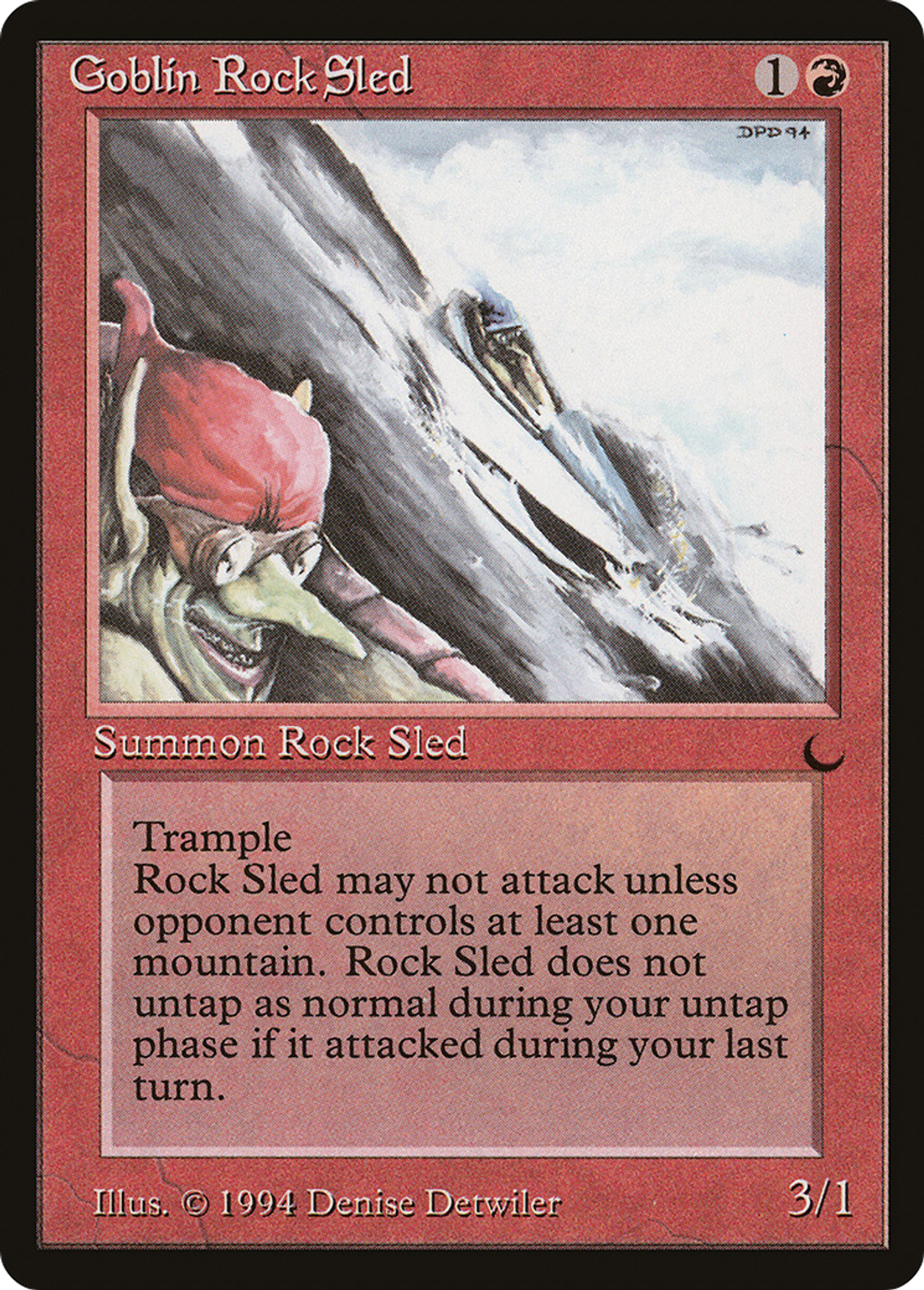 Goblin Rock Sled — The Dark — Magic: The Gathering