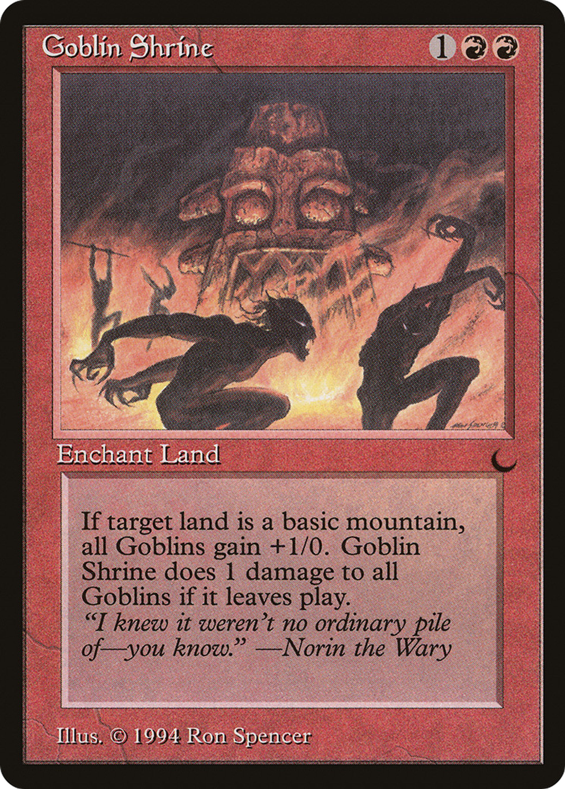 Goblin Shrine — The Dark — Magic: The Gathering