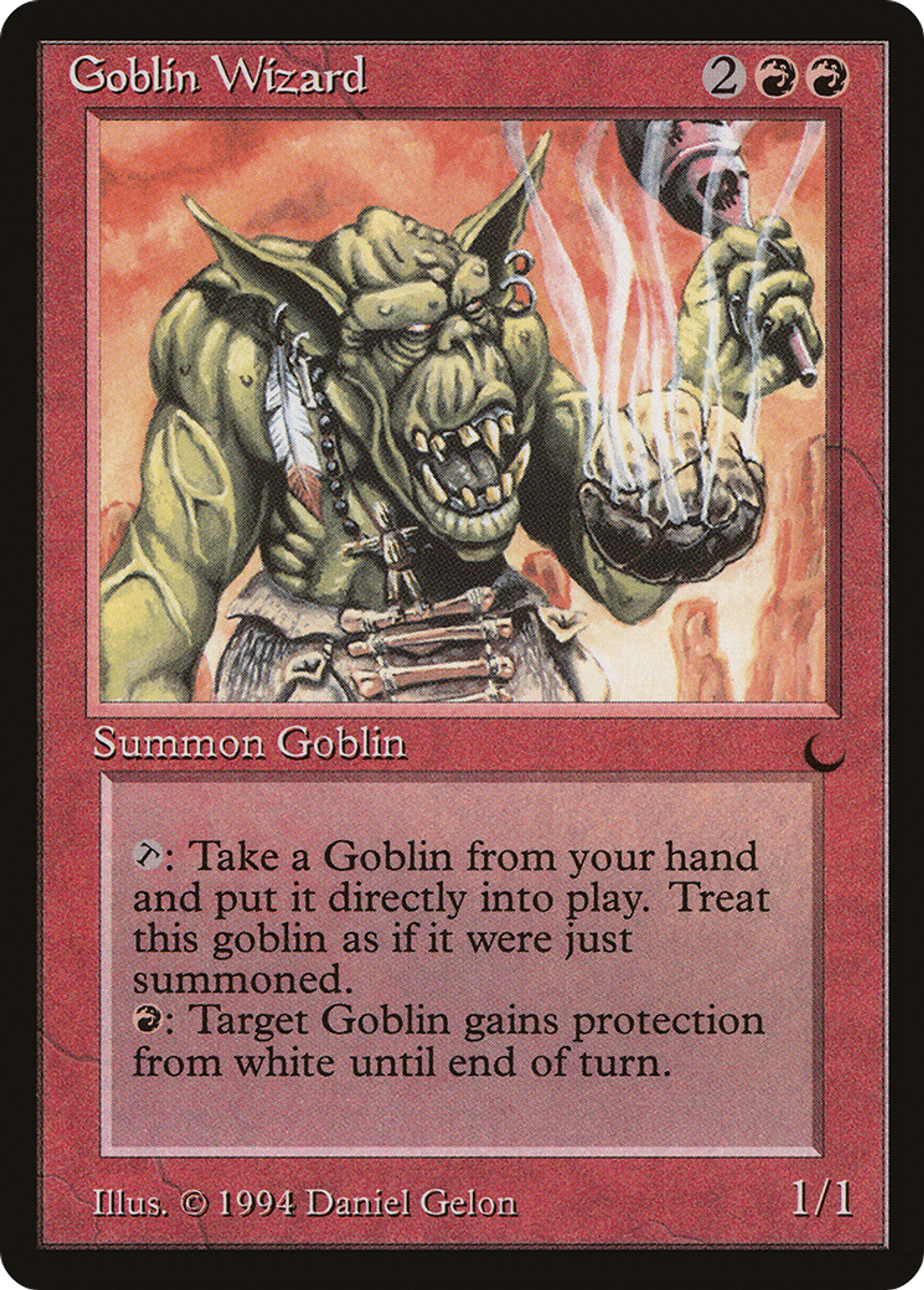 Goblin Wizard — The Dark — Magic: The Gathering