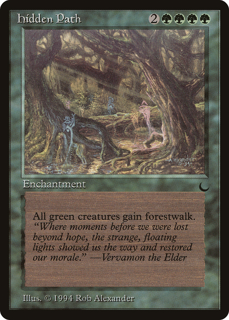 Hidden Path — The Dark — Magic: The Gathering