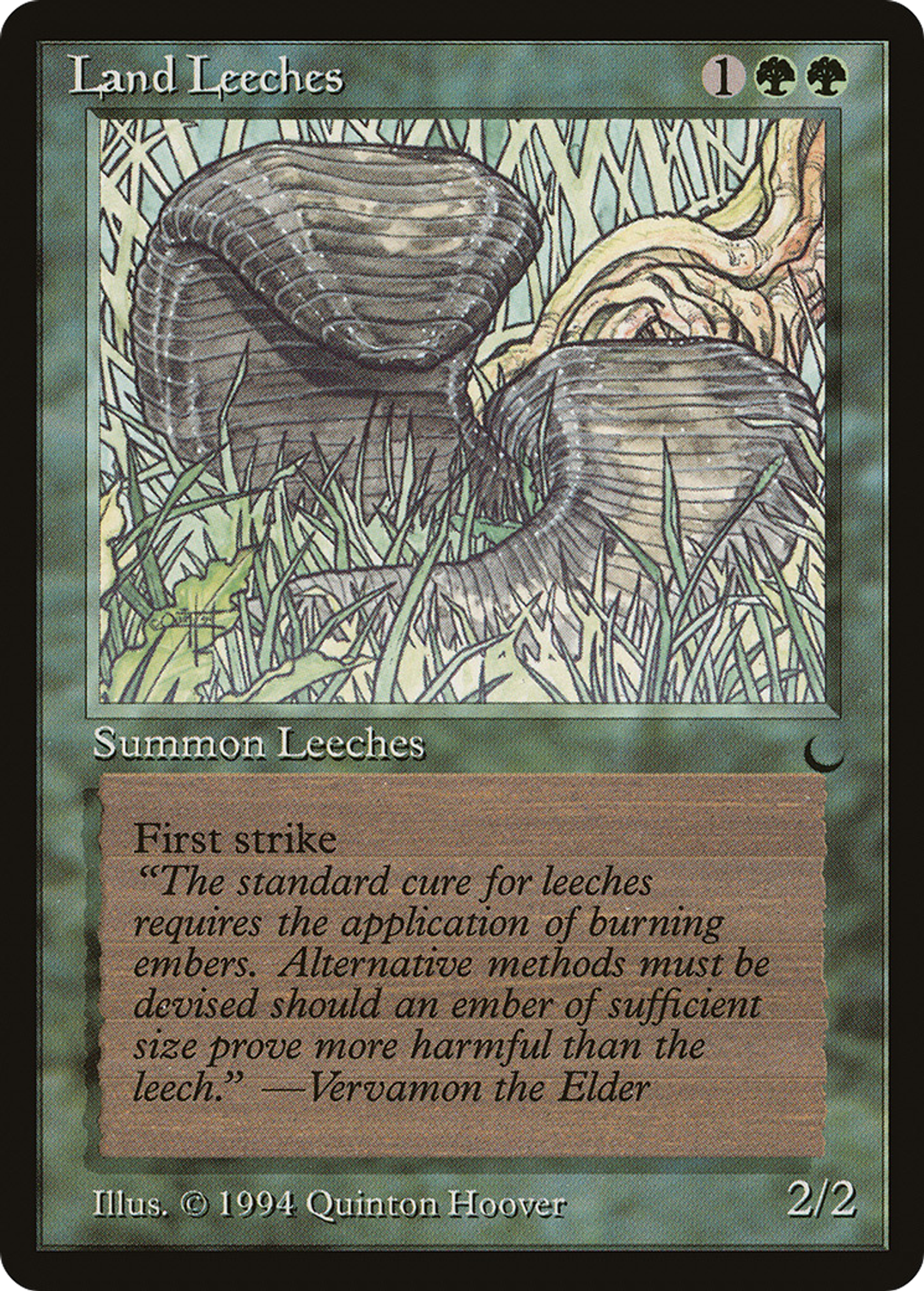 Land Leeches — The Dark — Magic: The Gathering