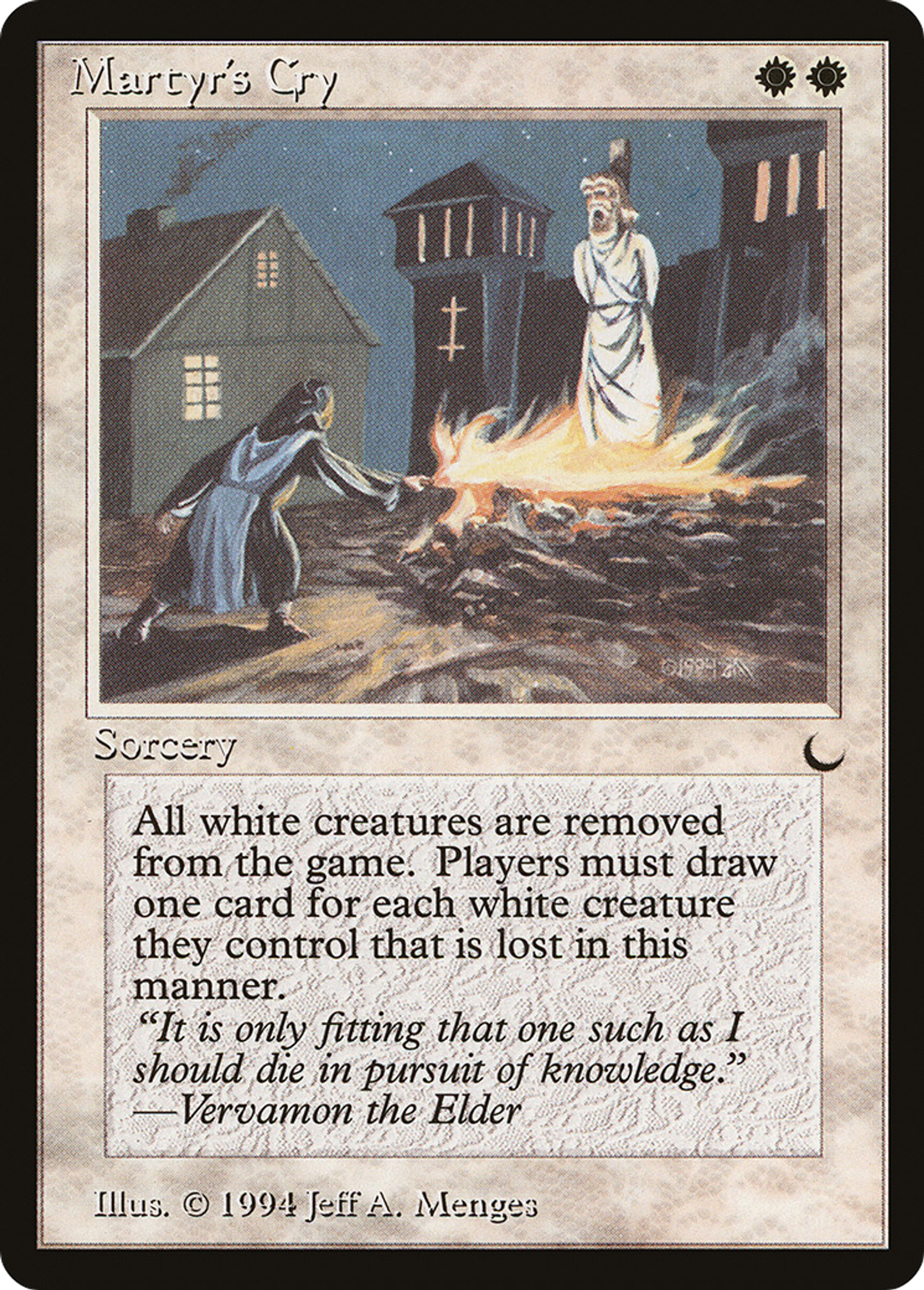 Martyr's Cry — The Dark — Magic: The Gathering